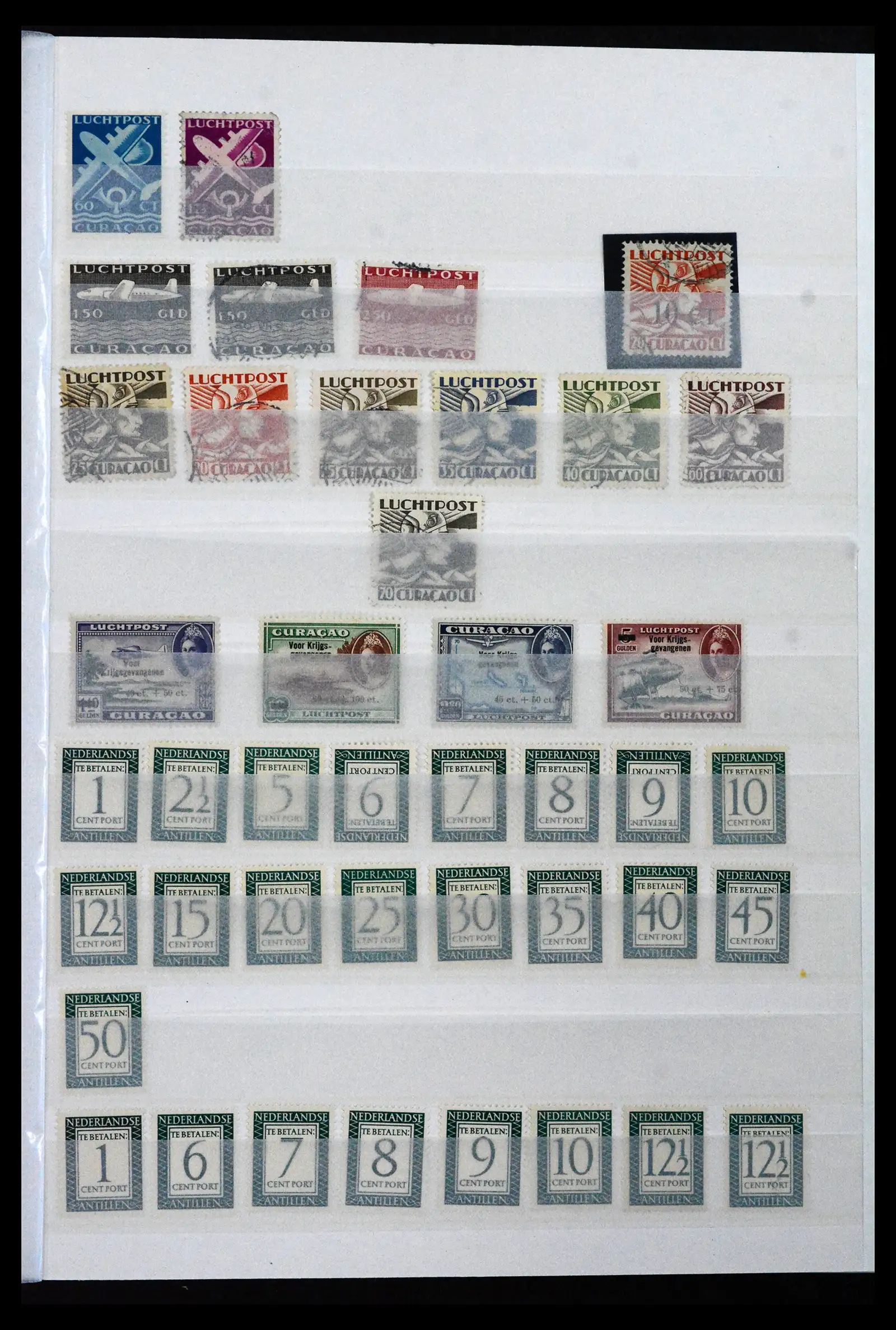 41133 0009 - Stamp collection 41133 Dutch colonies 1864-1955.