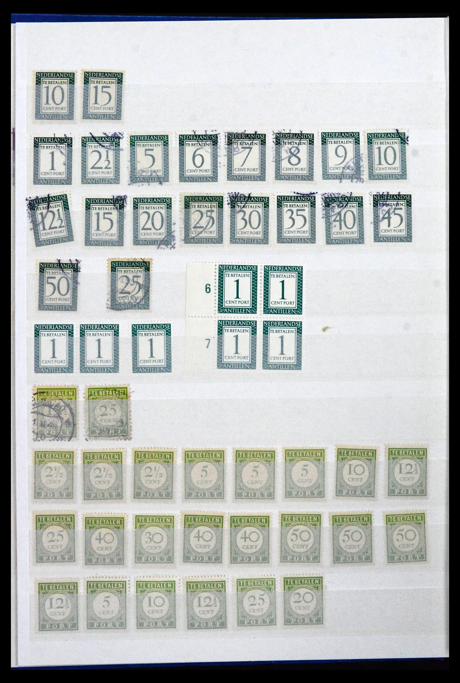 41133 0010 - Stamp collection 41133 Dutch colonies 1864-1955.