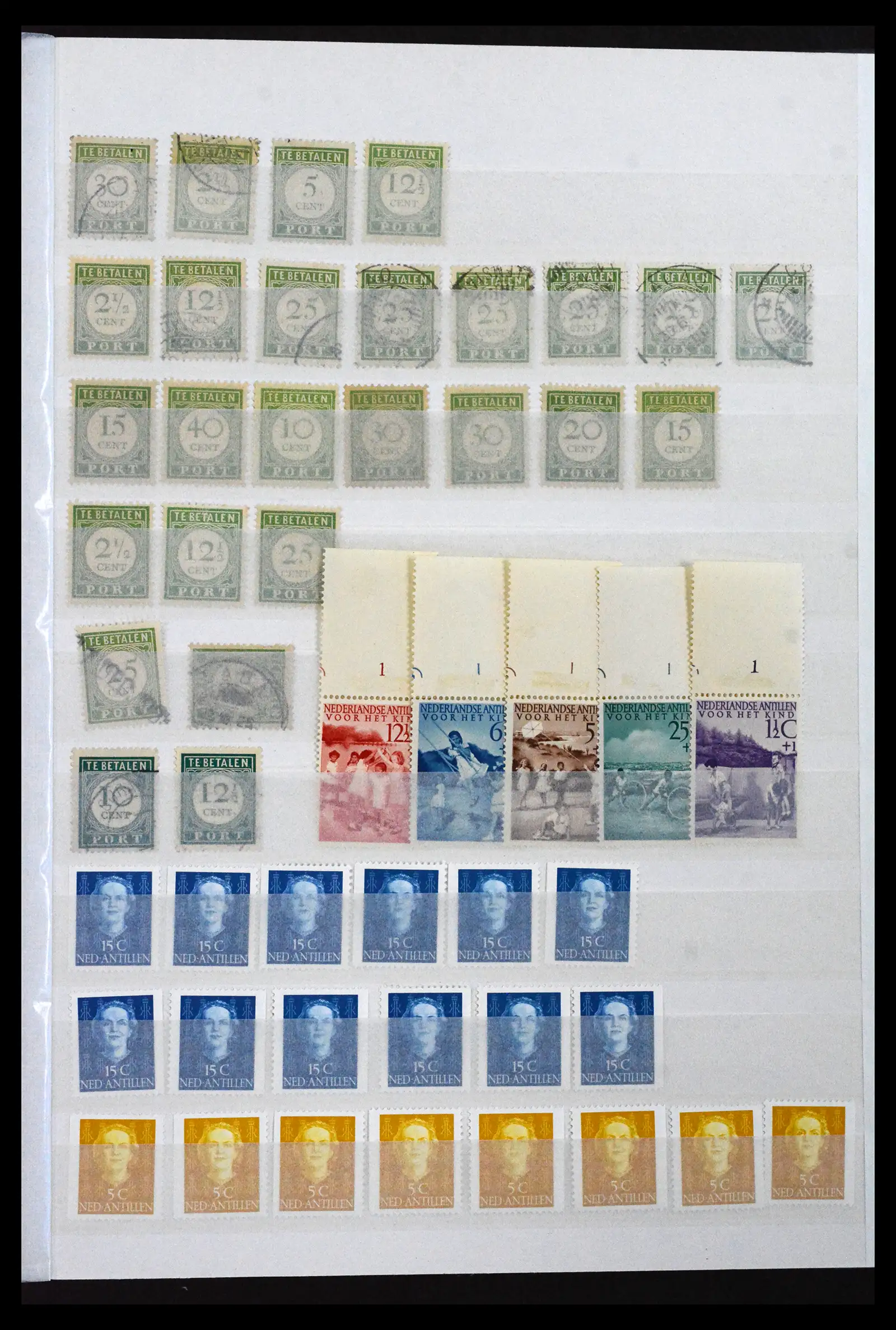 41133 0011 - Stamp collection 41133 Dutch colonies 1864-1955.