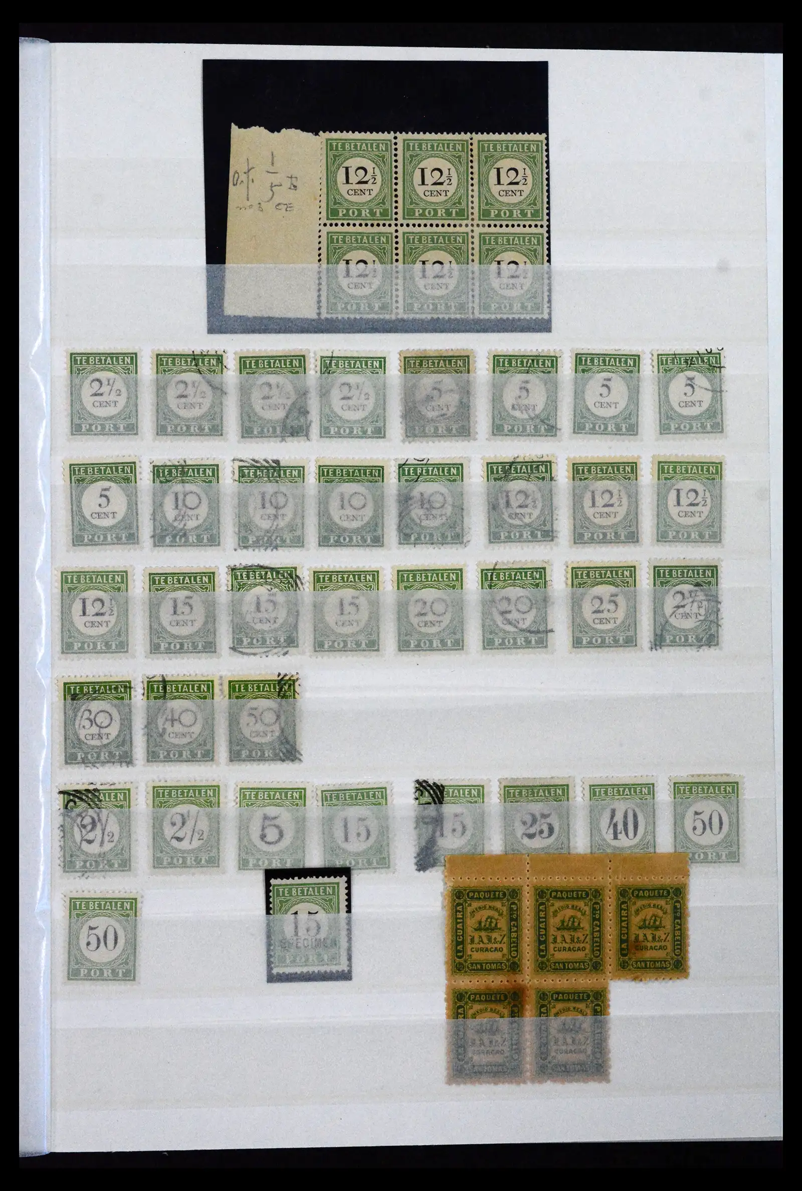 41133 0013 - Stamp collection 41133 Dutch colonies 1864-1955.