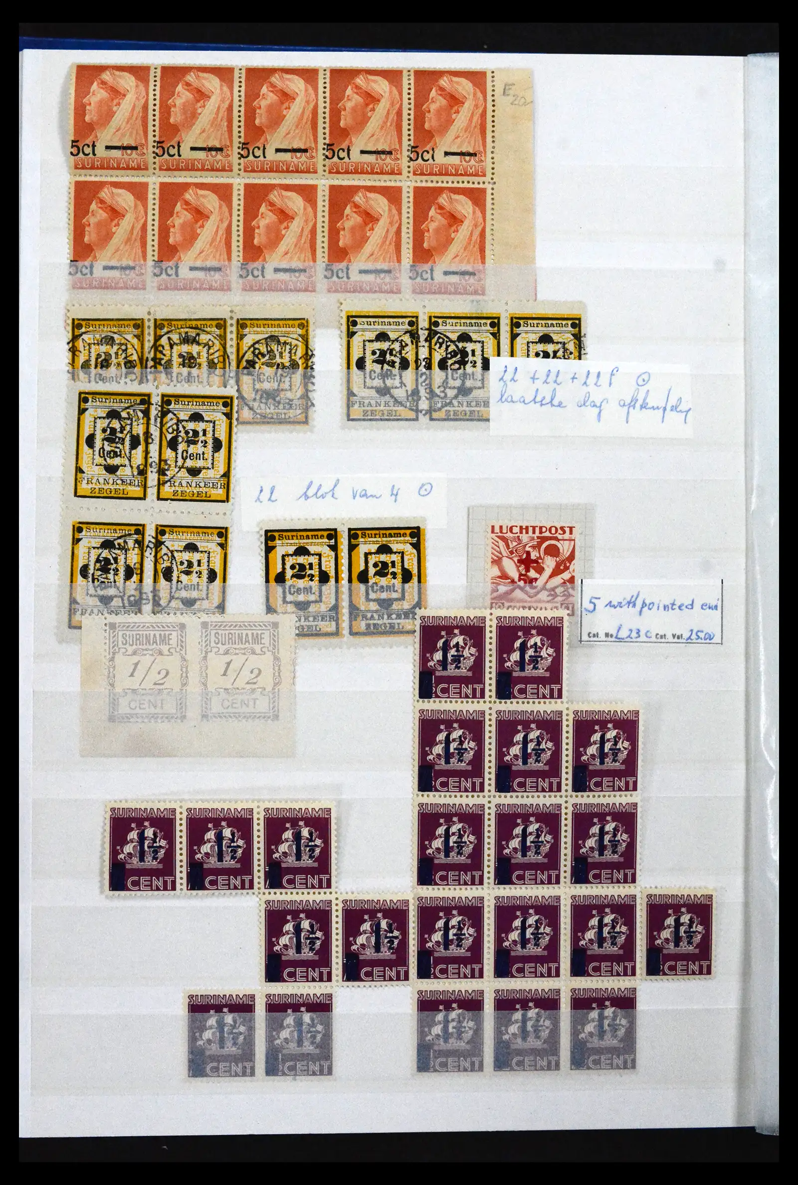 41133 0020 - Stamp collection 41133 Dutch colonies 1864-1955.