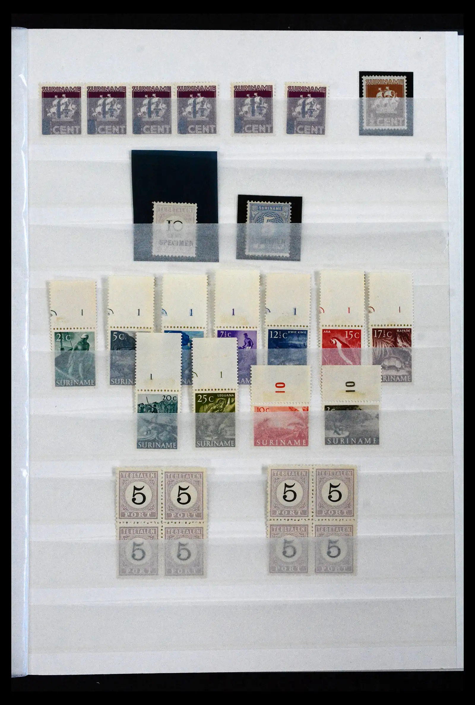 41133 0021 - Stamp collection 41133 Dutch colonies 1864-1955.
