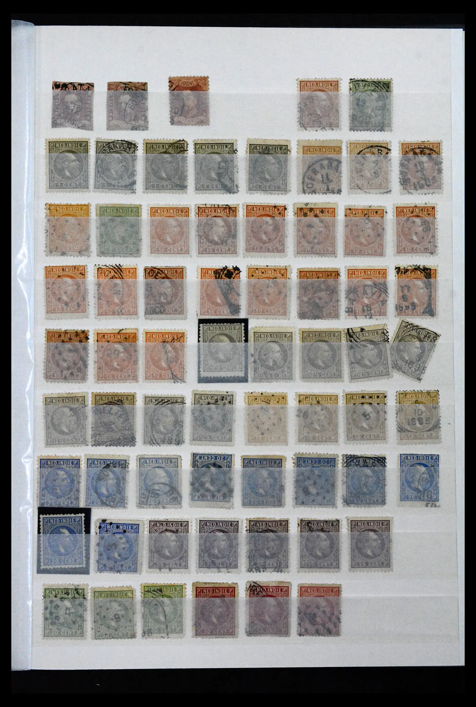 41133 0023 - Stamp collection 41133 Dutch colonies 1864-1955.
