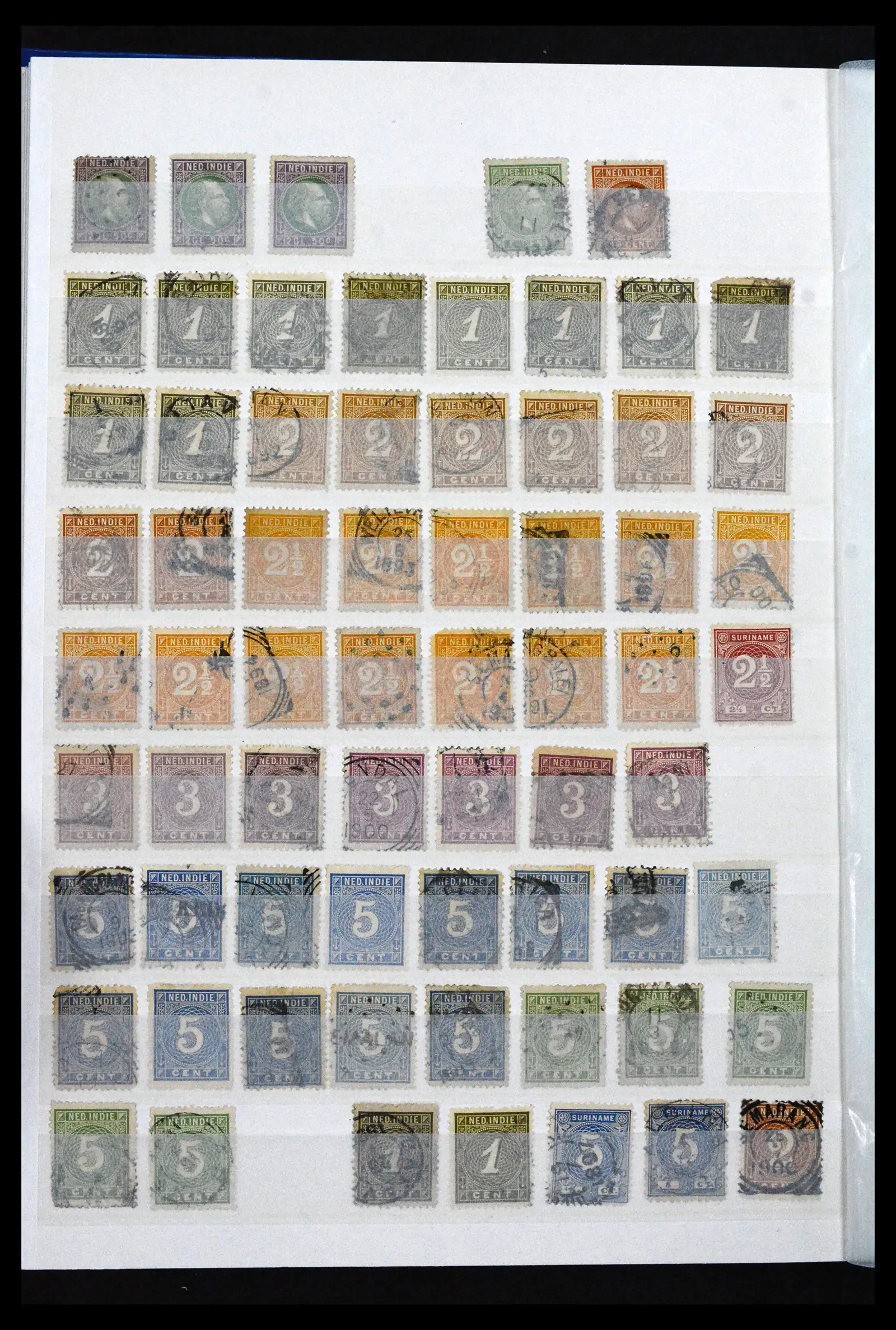 41133 0024 - Stamp collection 41133 Dutch colonies 1864-1955.