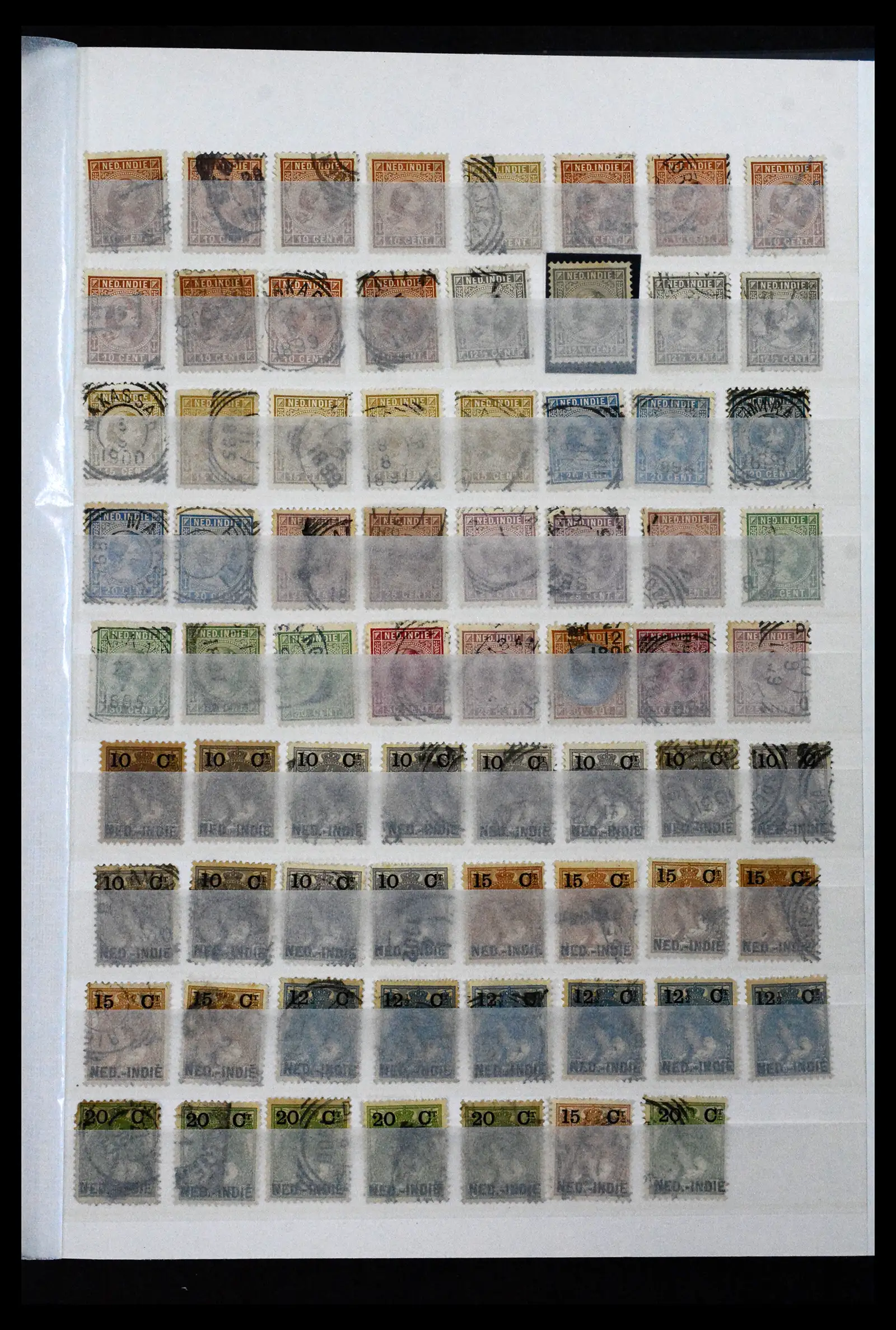 41133 0025 - Stamp collection 41133 Dutch colonies 1864-1955.