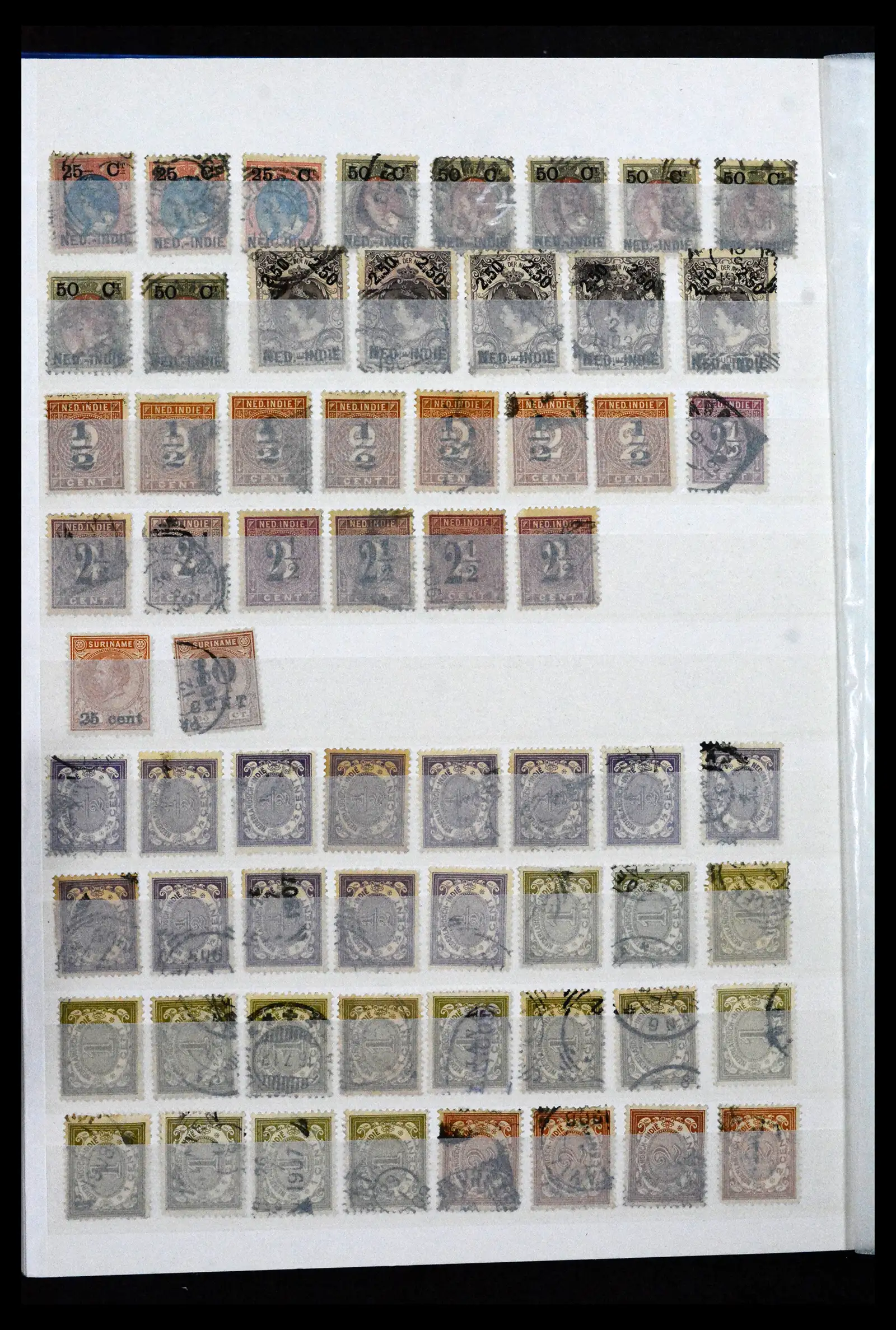 41133 0026 - Stamp collection 41133 Dutch colonies 1864-1955.
