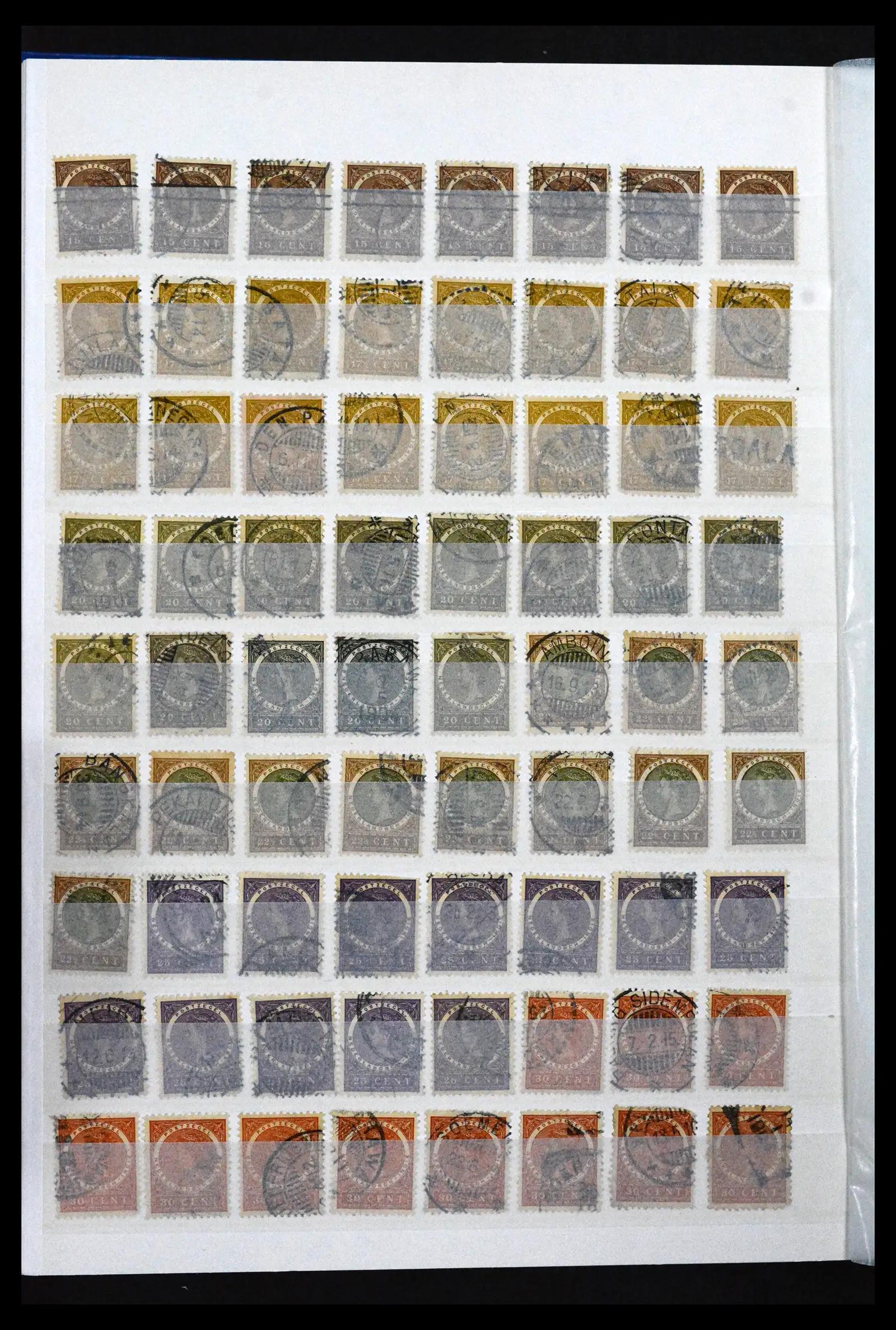 41133 0028 - Stamp collection 41133 Dutch colonies 1864-1955.