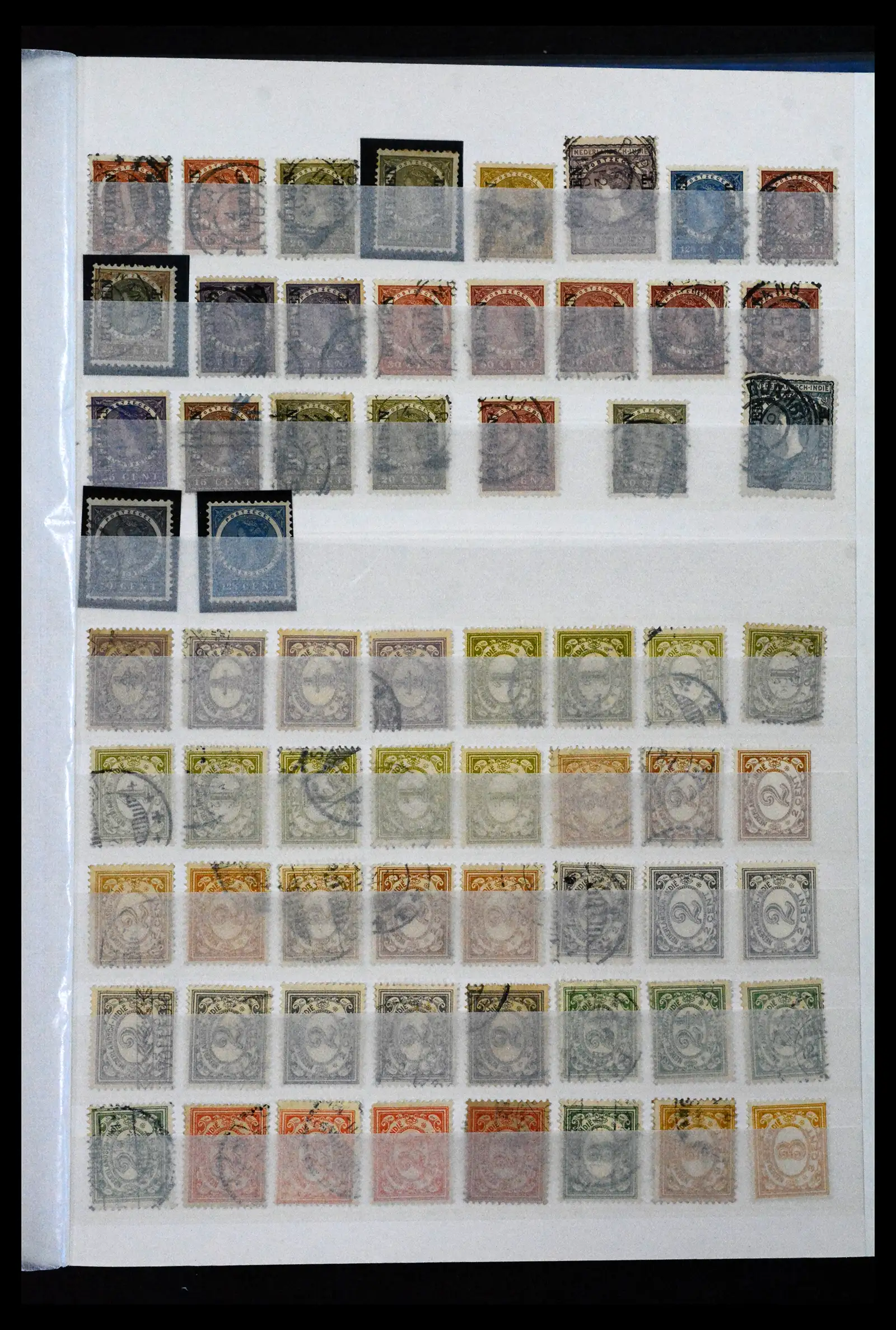 41133 0031 - Stamp collection 41133 Dutch colonies 1864-1955.