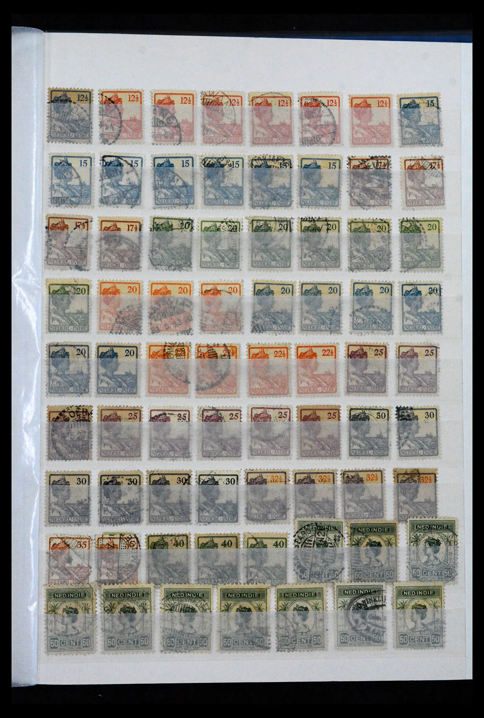 41133 0033 - Stamp collection 41133 Dutch colonies 1864-1955.