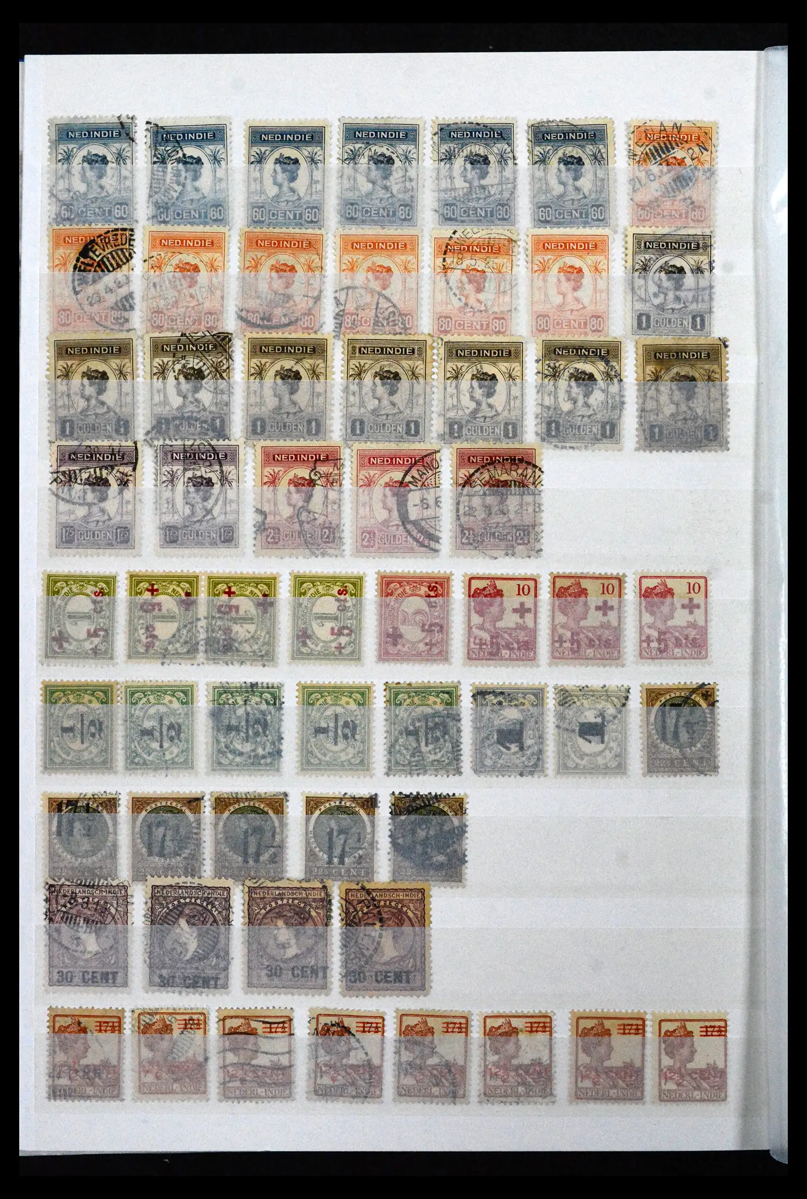 41133 0034 - Stamp collection 41133 Dutch colonies 1864-1955.
