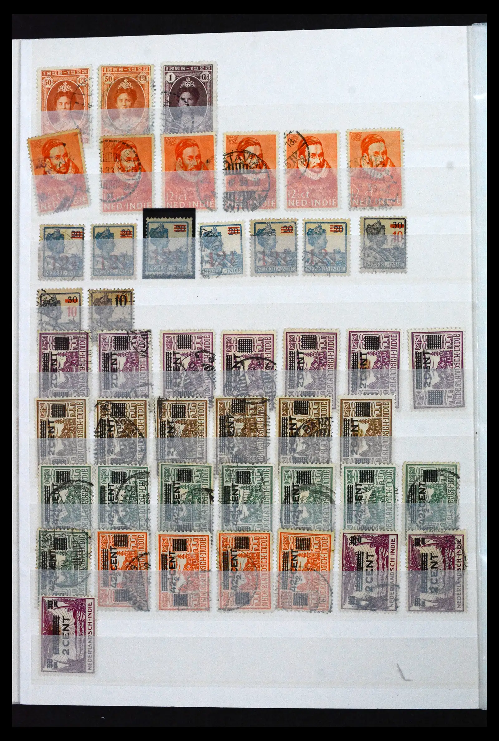 41133 0036 - Stamp collection 41133 Dutch colonies 1864-1955.