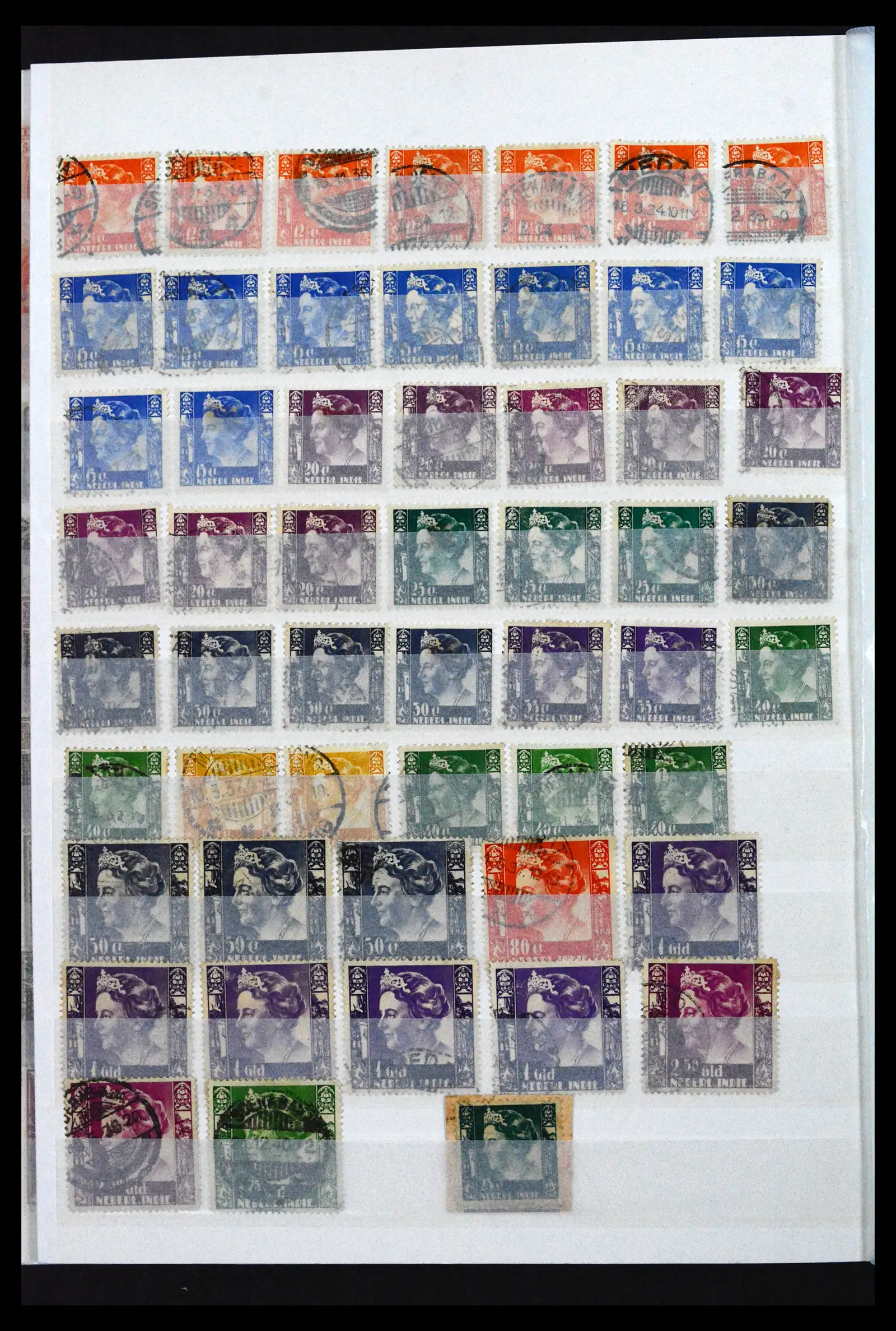 41133 0038 - Stamp collection 41133 Dutch colonies 1864-1955.