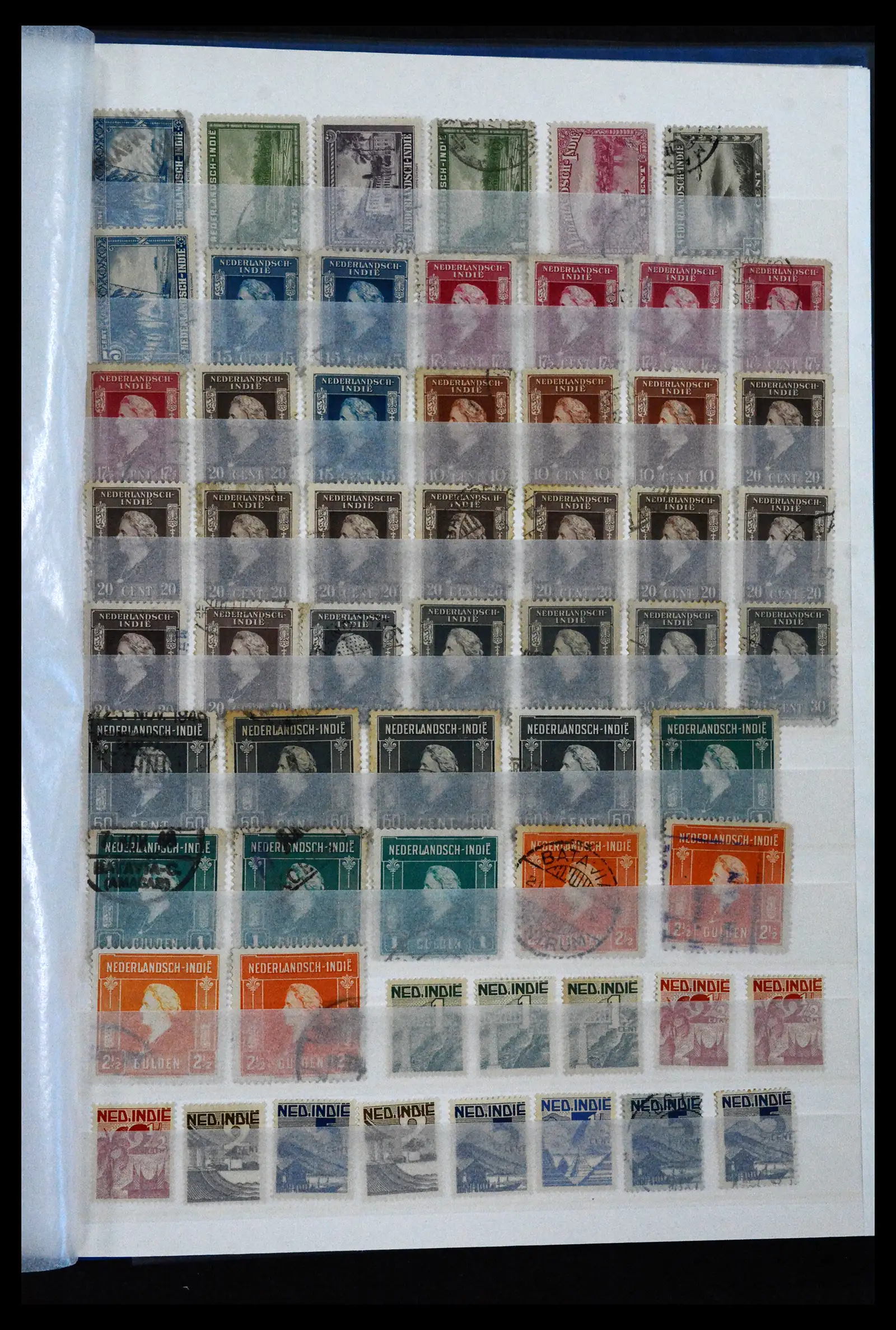 41133 0041 - Stamp collection 41133 Dutch colonies 1864-1955.