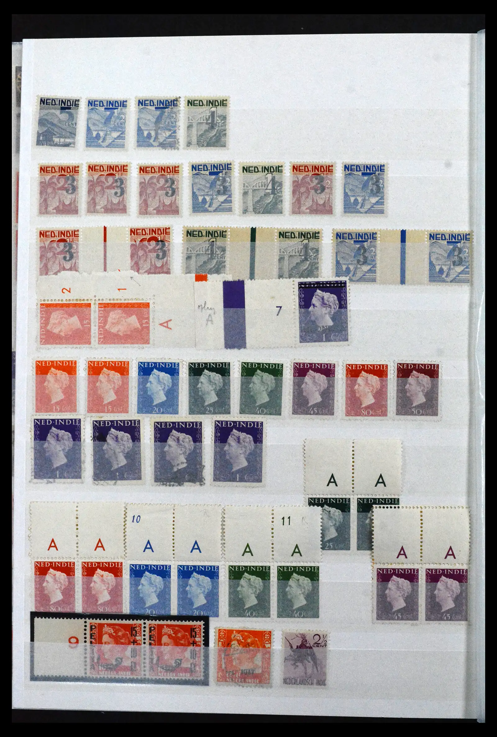 41133 0042 - Stamp collection 41133 Dutch colonies 1864-1955.