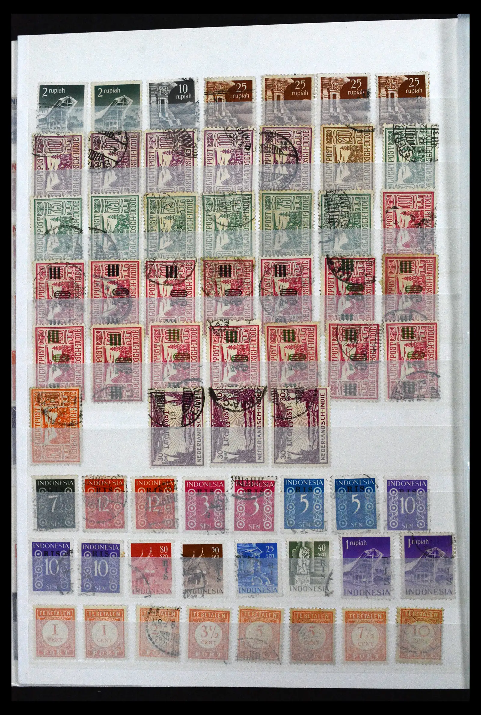 41133 0044 - Stamp collection 41133 Dutch colonies 1864-1955.