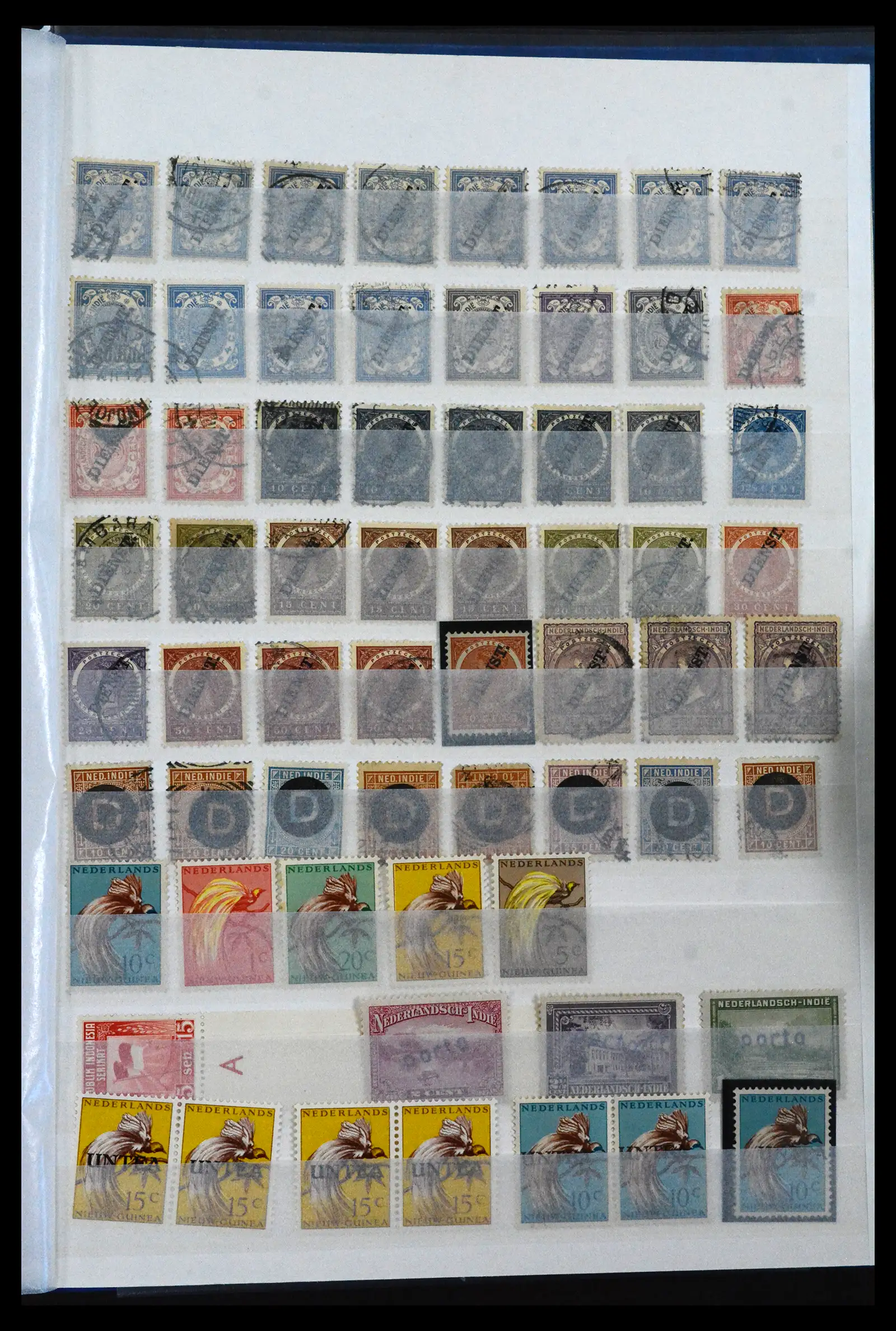 41133 0047 - Stamp collection 41133 Dutch colonies 1864-1955.