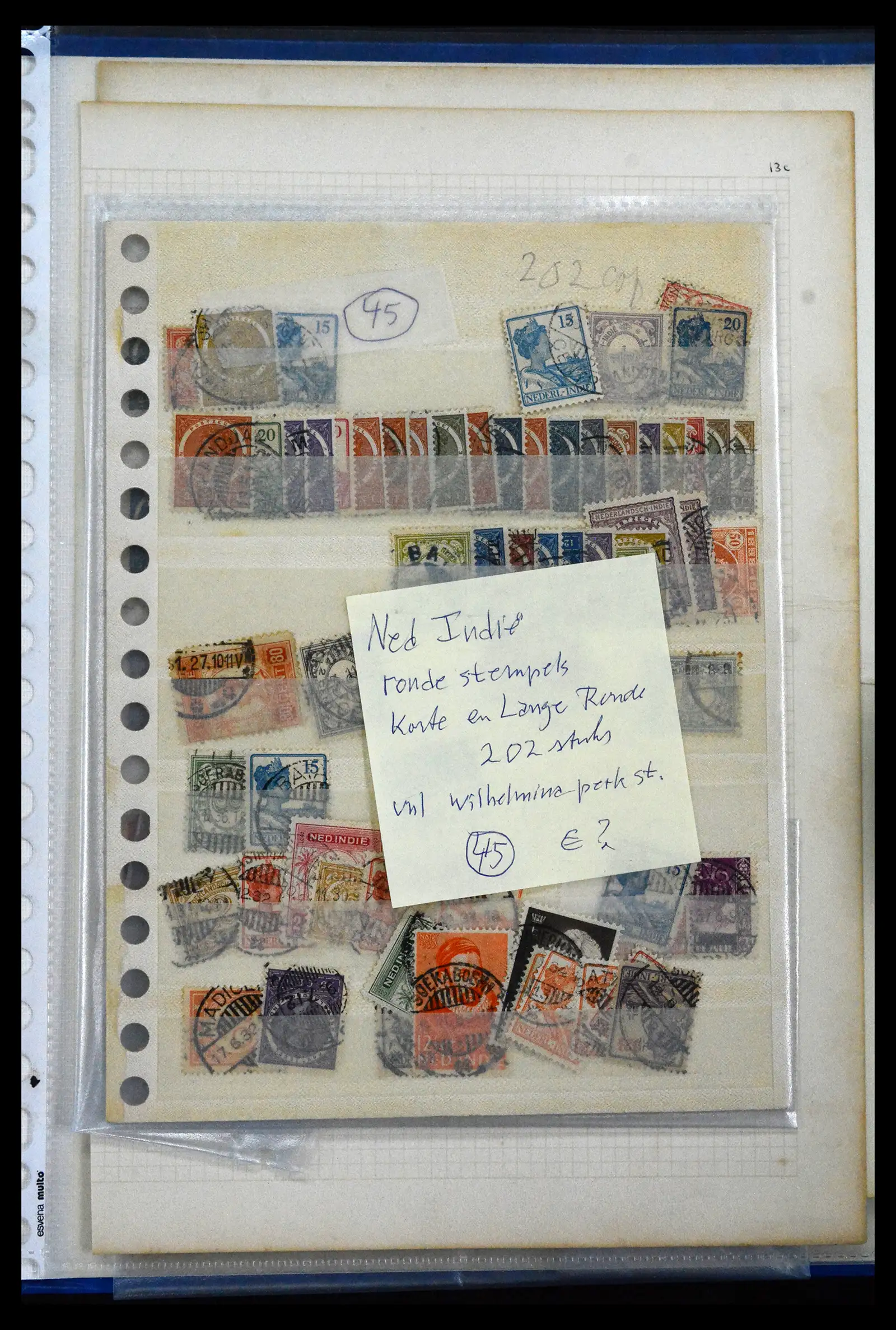 41133 0048 - Stamp collection 41133 Dutch colonies 1864-1955.