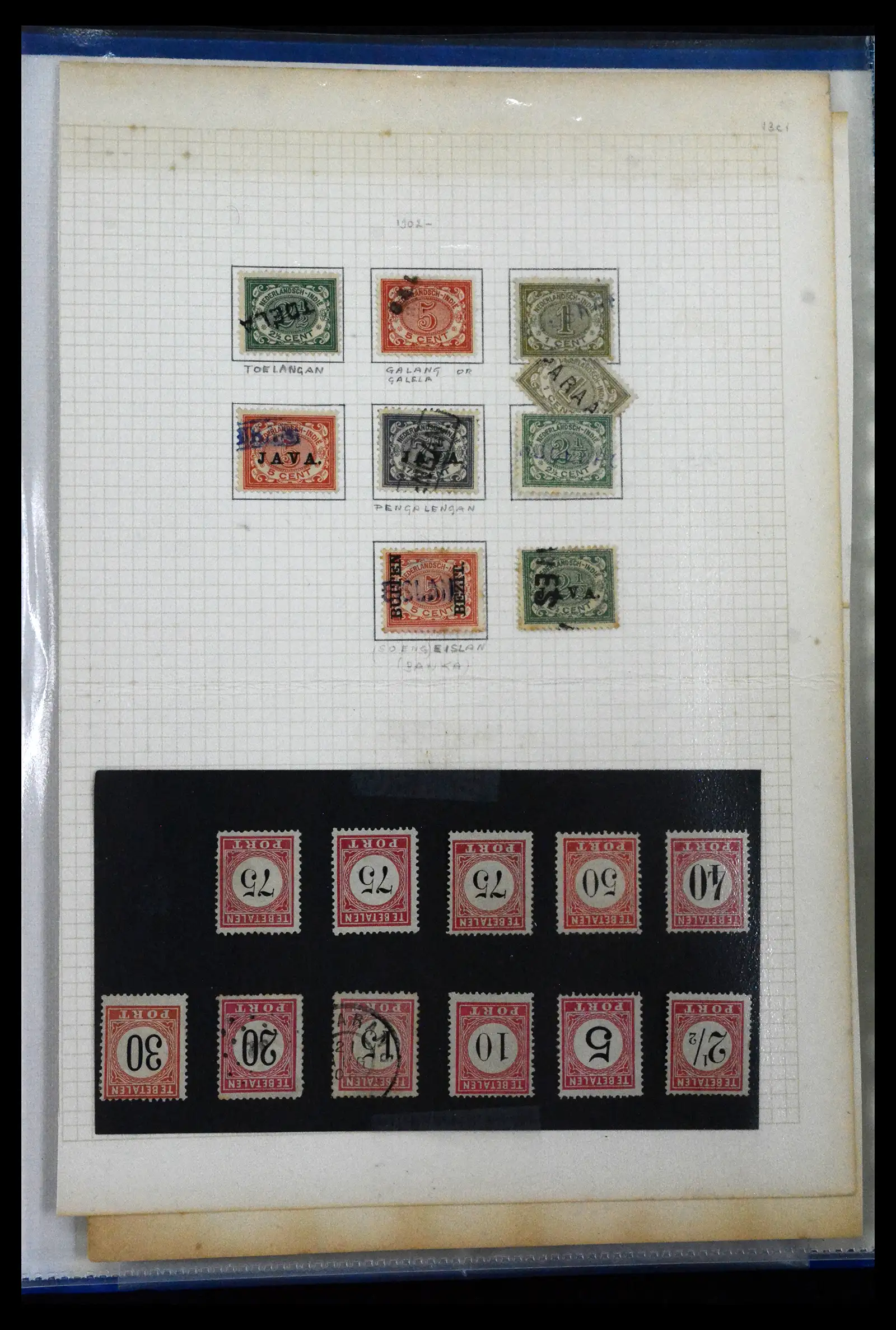 41133 0051 - Stamp collection 41133 Dutch colonies 1864-1955.