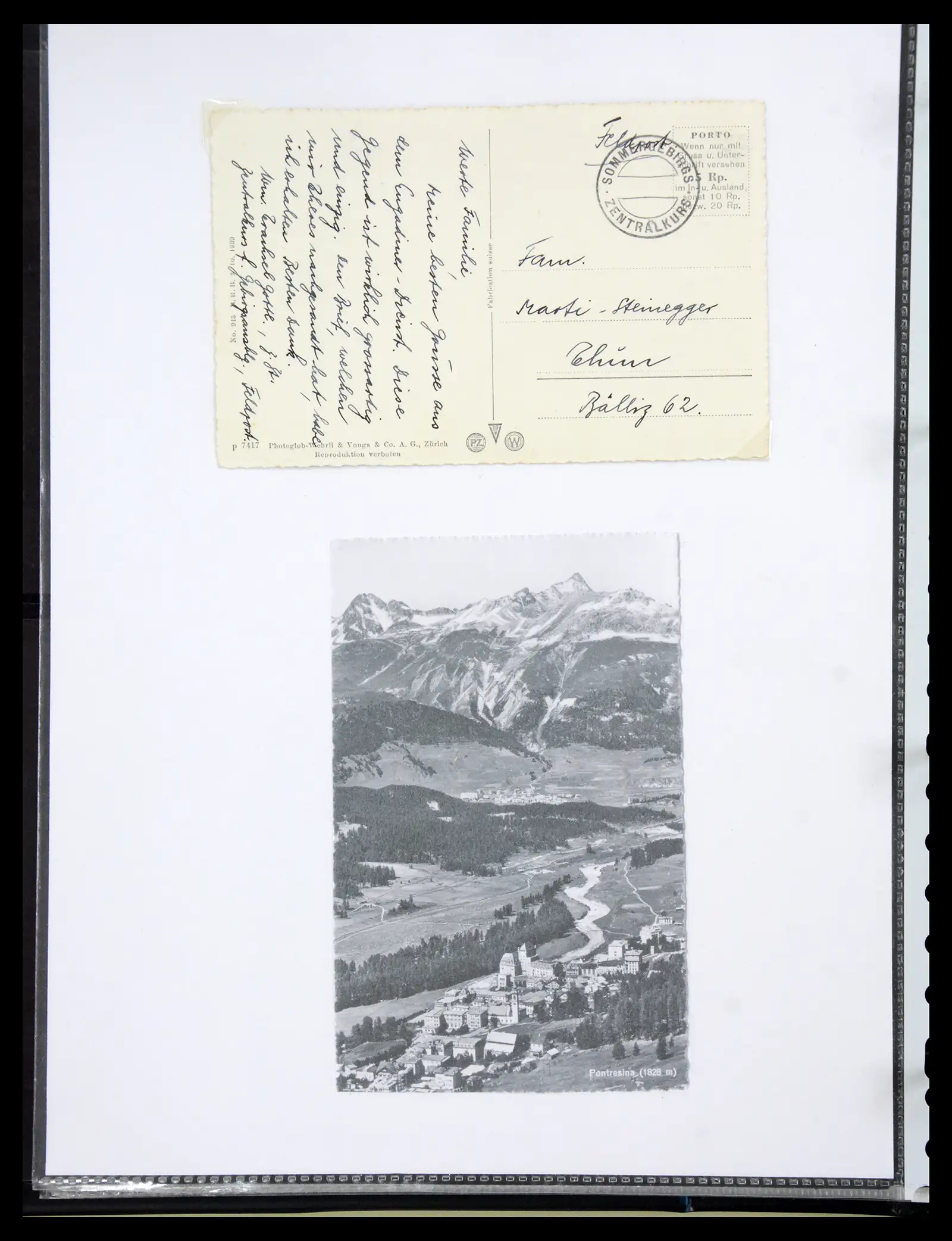 41135 0023 - Stamp collection 41135 Switzerland soldier stamps 1914-1945.