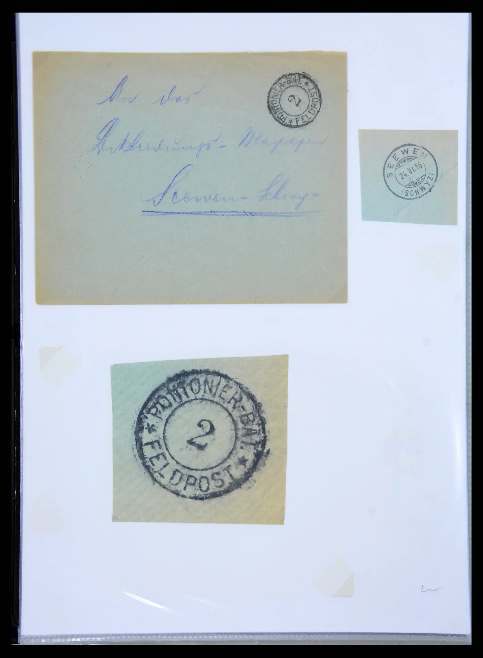 41135 0050 - Stamp collection 41135 Switzerland soldier stamps 1914-1945.