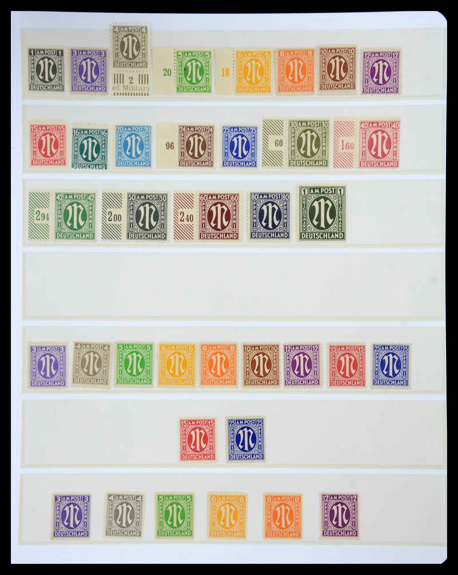 41143 0036 - Stamp collection 41143 German Zones 1945-1948.