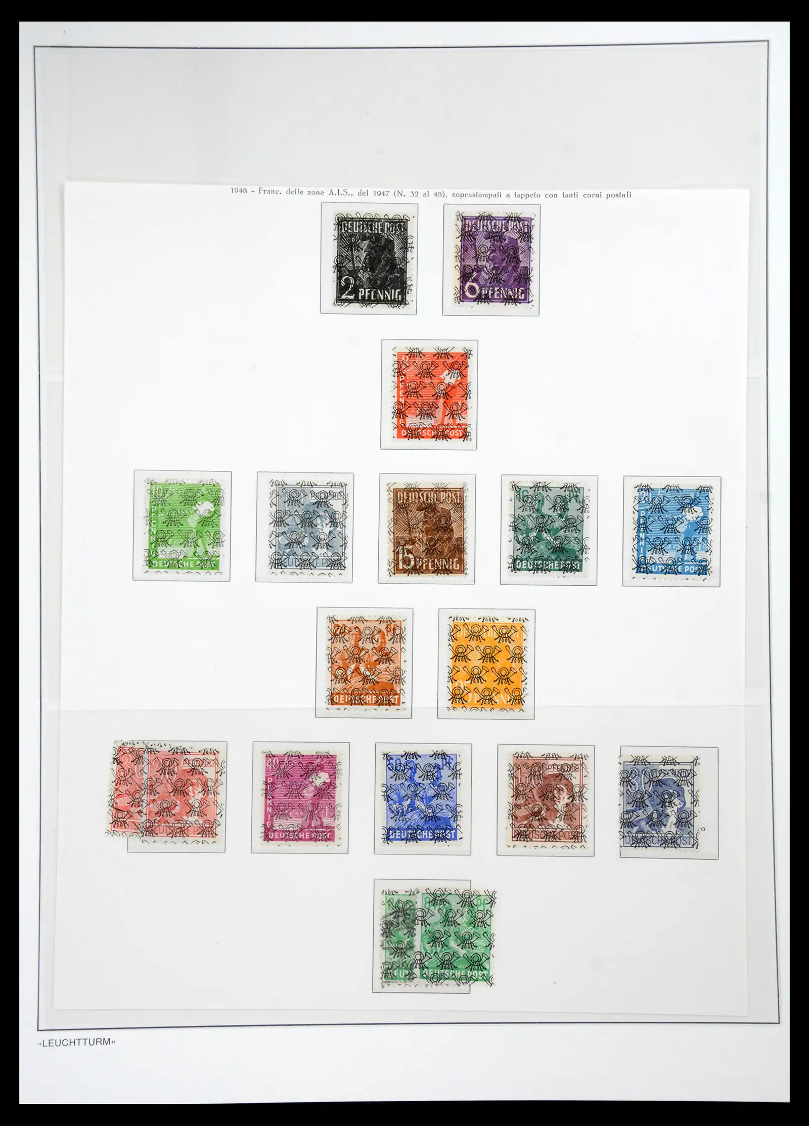 41143 0039 - Stamp collection 41143 German Zones 1945-1948.