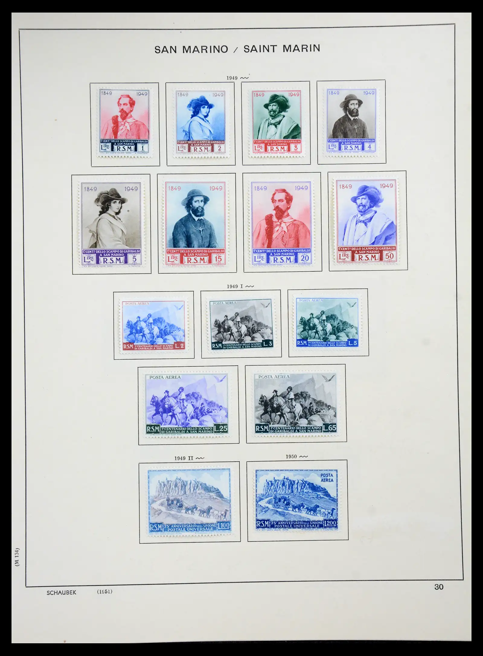 41147 0025 - Postzegelverzameling 41147 San Marino 1877-1964.