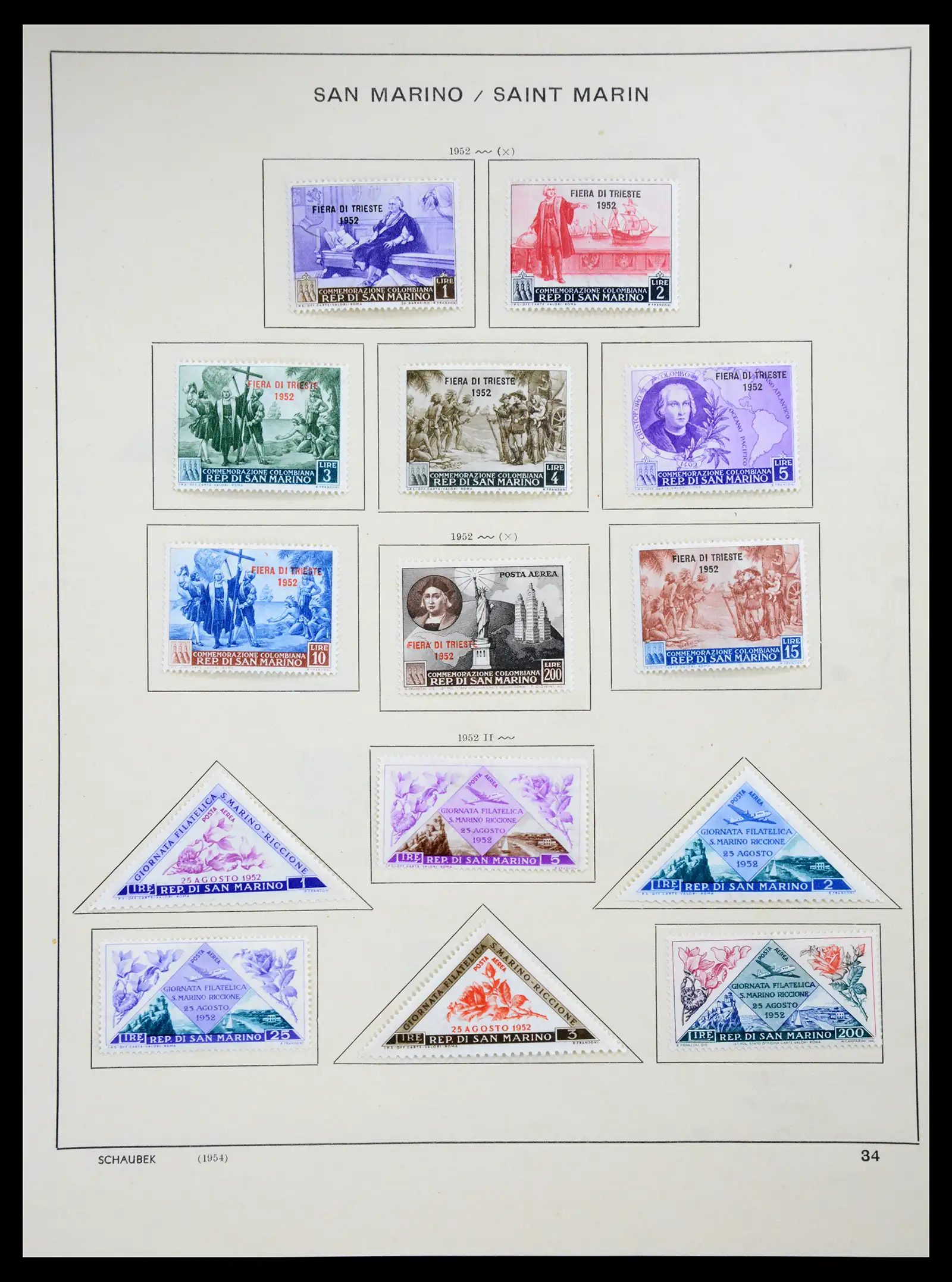 41147 0029 - Postzegelverzameling 41147 San Marino 1877-1964.