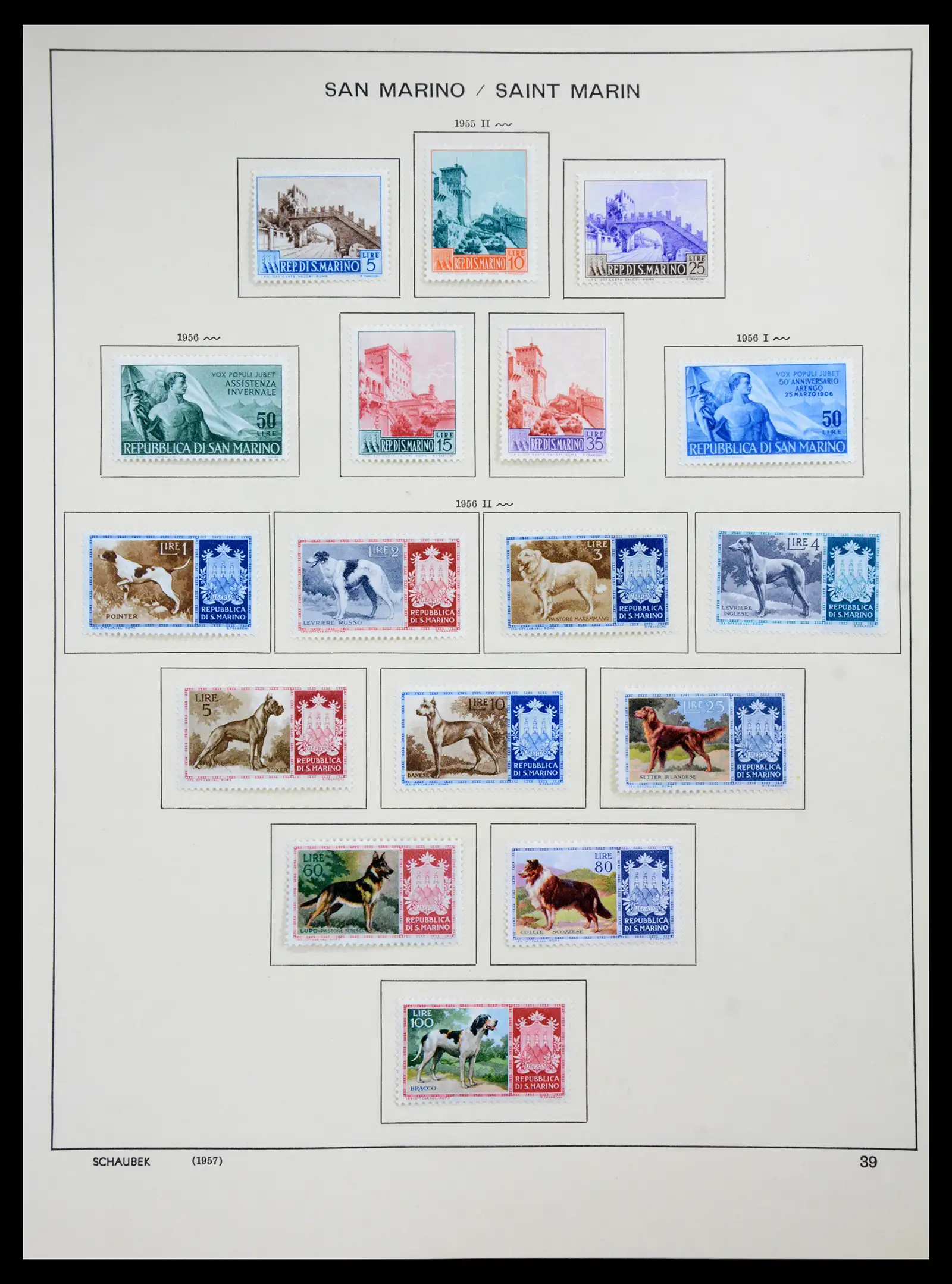 41147 0035 - Postzegelverzameling 41147 San Marino 1877-1964.