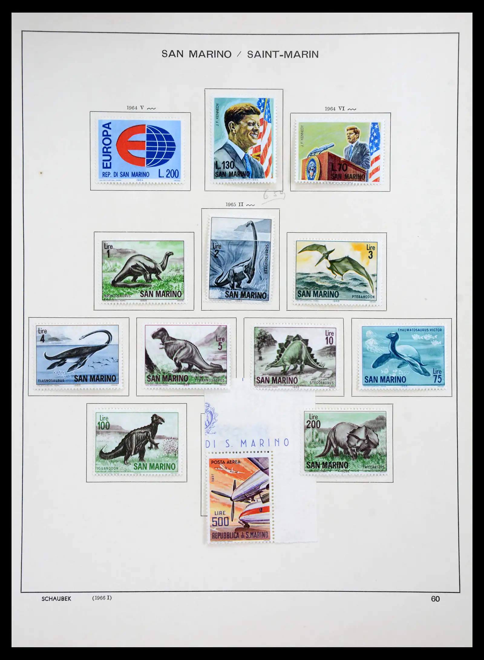 41147 0057 - Postzegelverzameling 41147 San Marino 1877-1964.