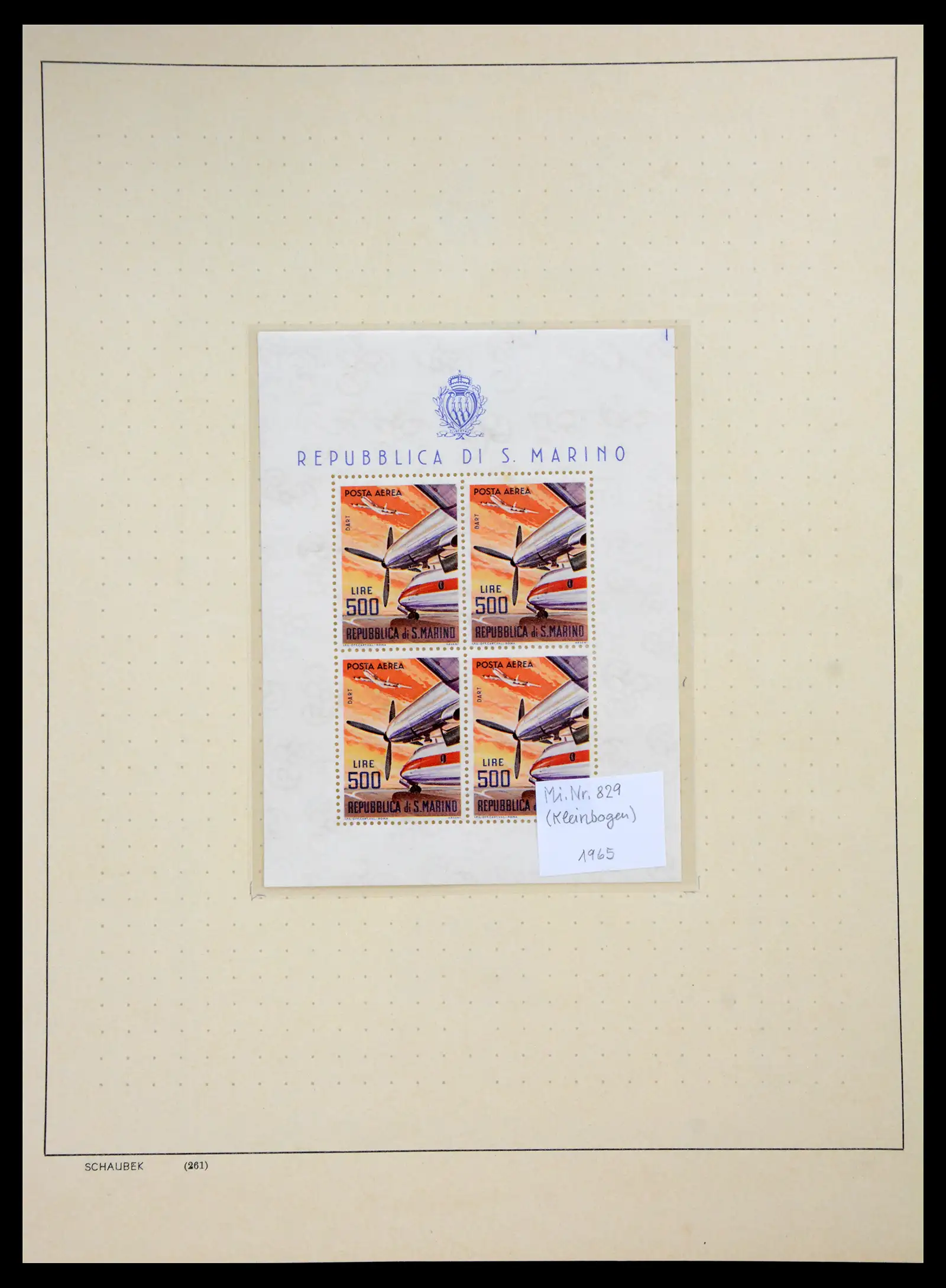 41147 0058 - Postzegelverzameling 41147 San Marino 1877-1964.