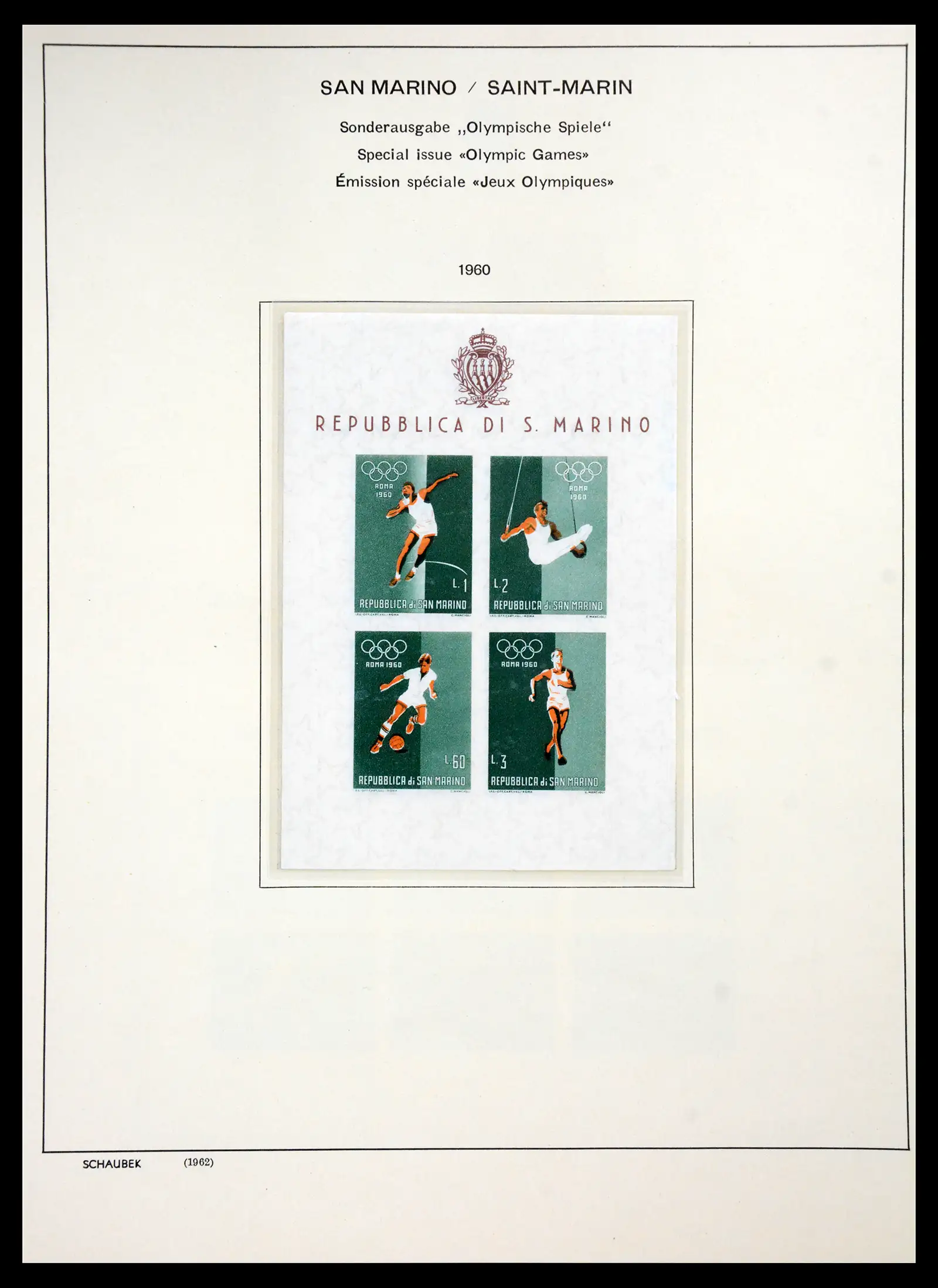 41147 0062 - Postzegelverzameling 41147 San Marino 1877-1964.