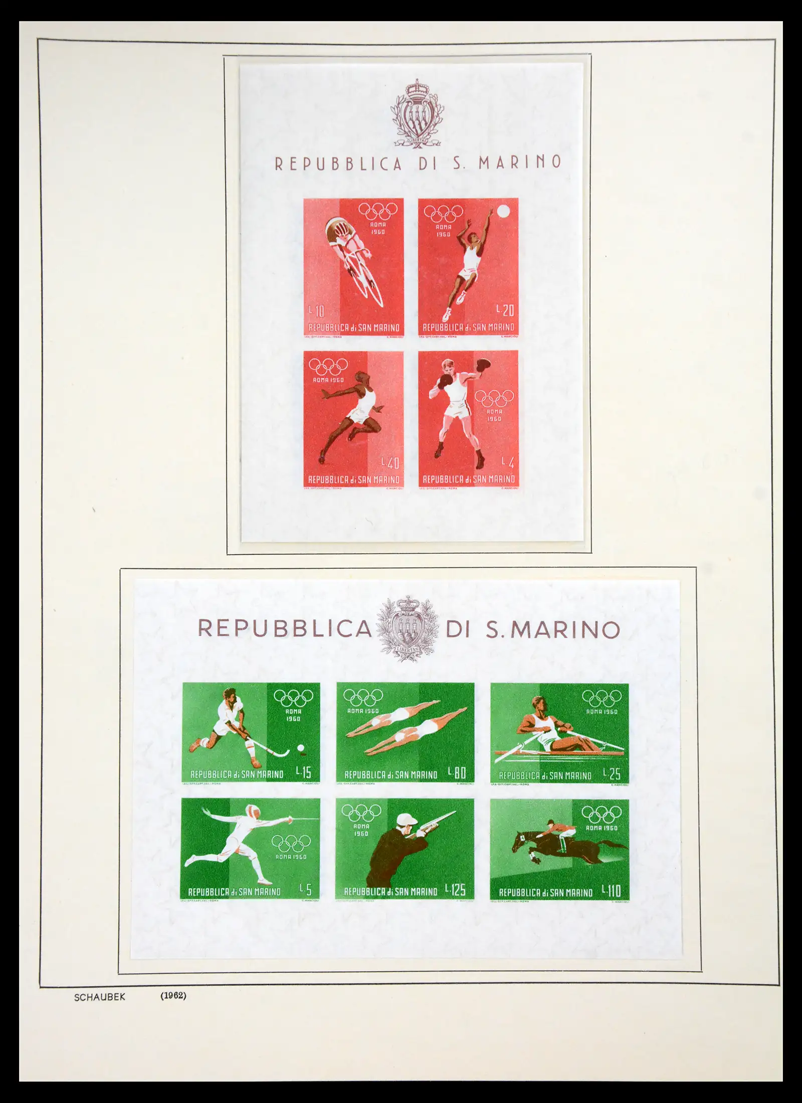 41147 0063 - Postzegelverzameling 41147 San Marino 1877-1964.