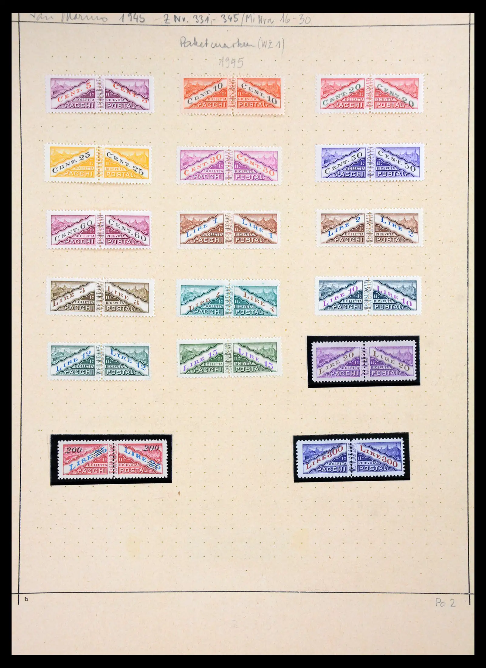 41147 0068 - Postzegelverzameling 41147 San Marino 1877-1964.