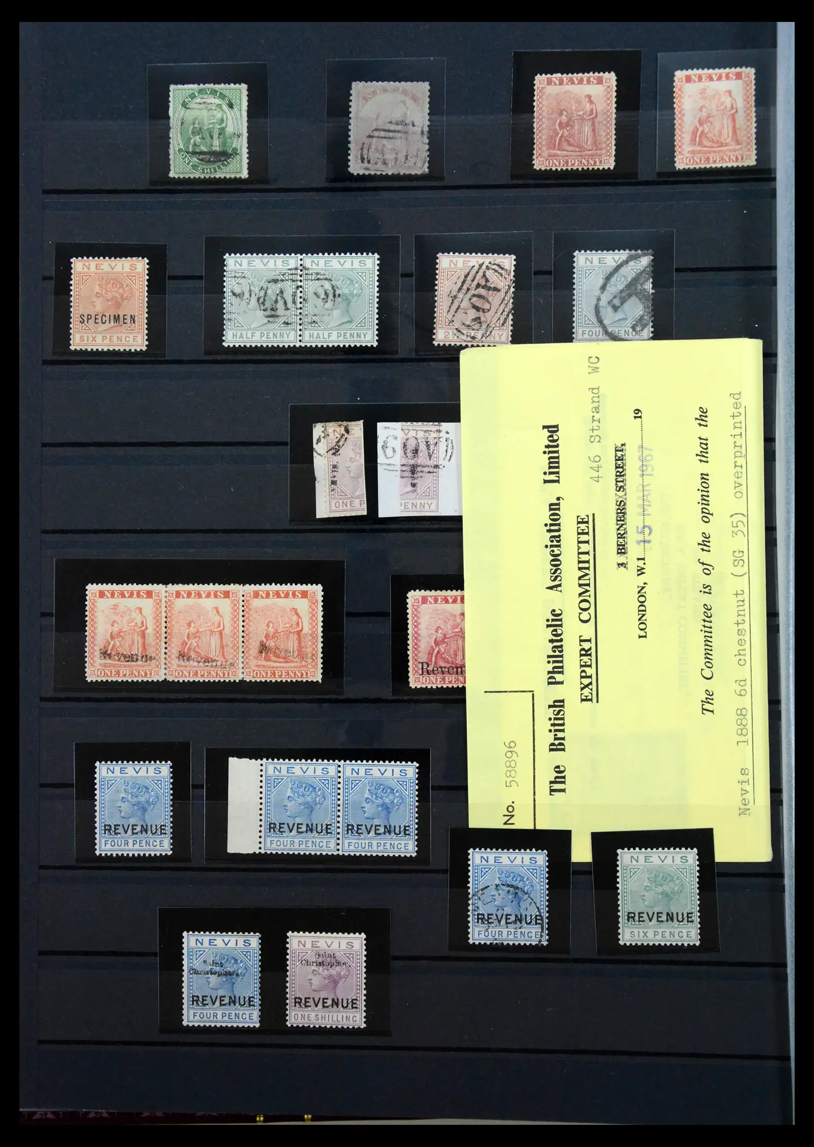 41154 0040 - Postzegelverzameling 41154 Engelse koloniën 1860-1952.