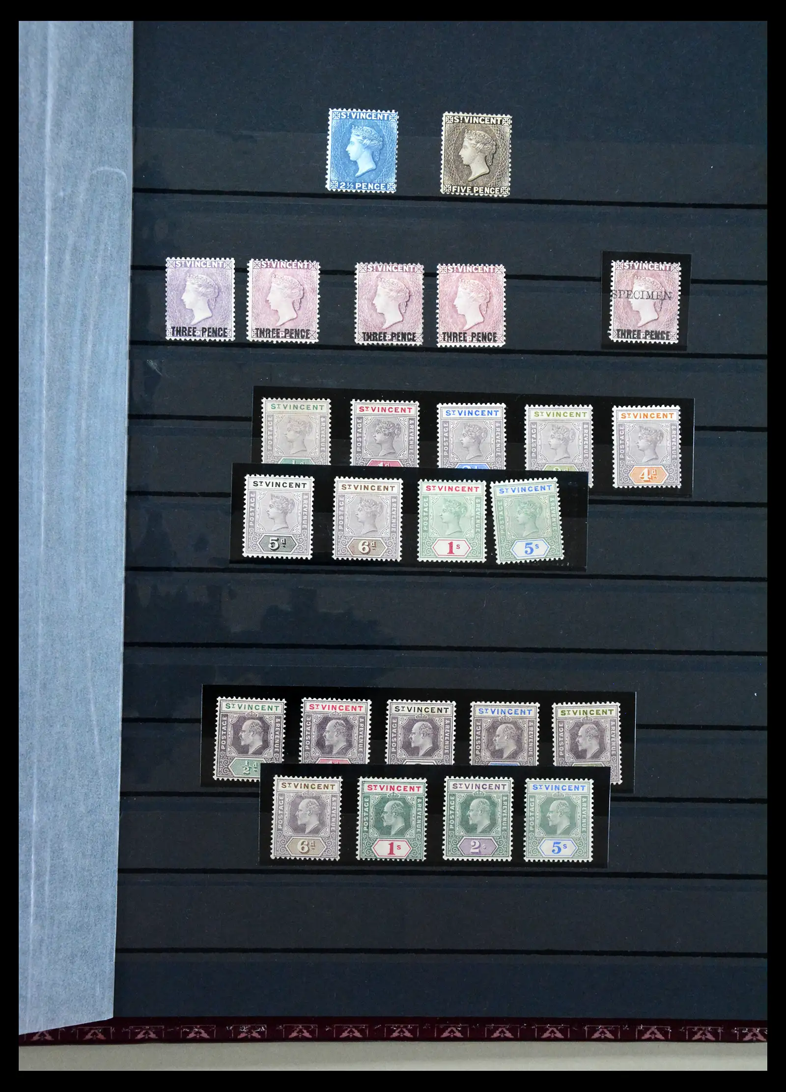 41154 0048 - Postzegelverzameling 41154 Engelse koloniën 1860-1952.