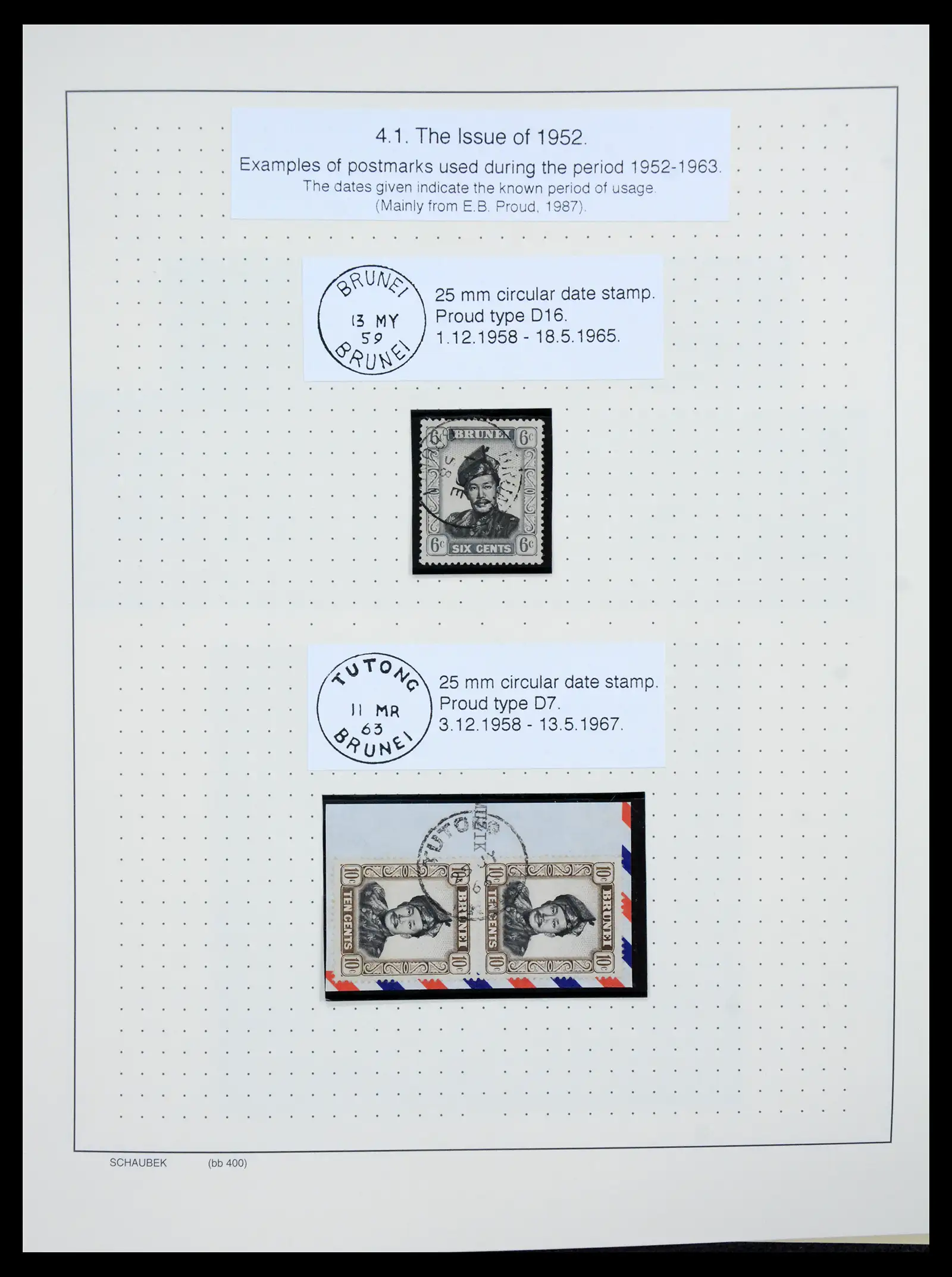 41155 0025 - Stamp collection 41155 Brunei supercollection 1952-2017.