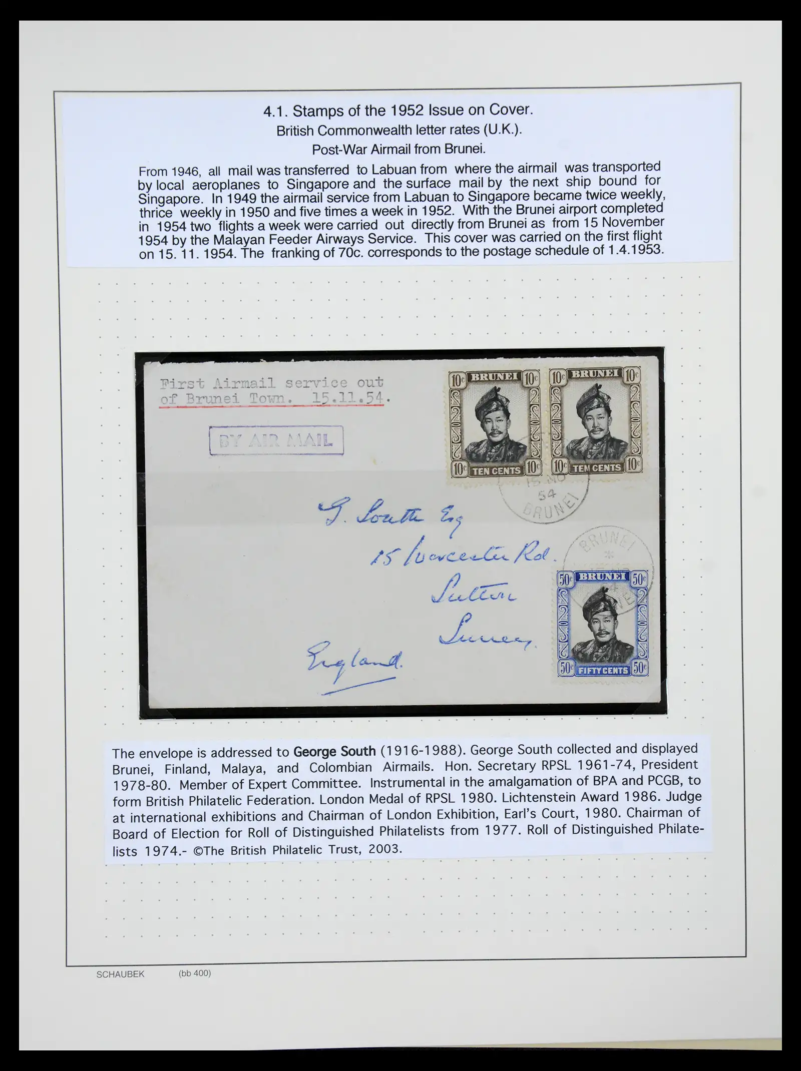 41155 0046 - Stamp collection 41155 Brunei supercollection 1952-2017.