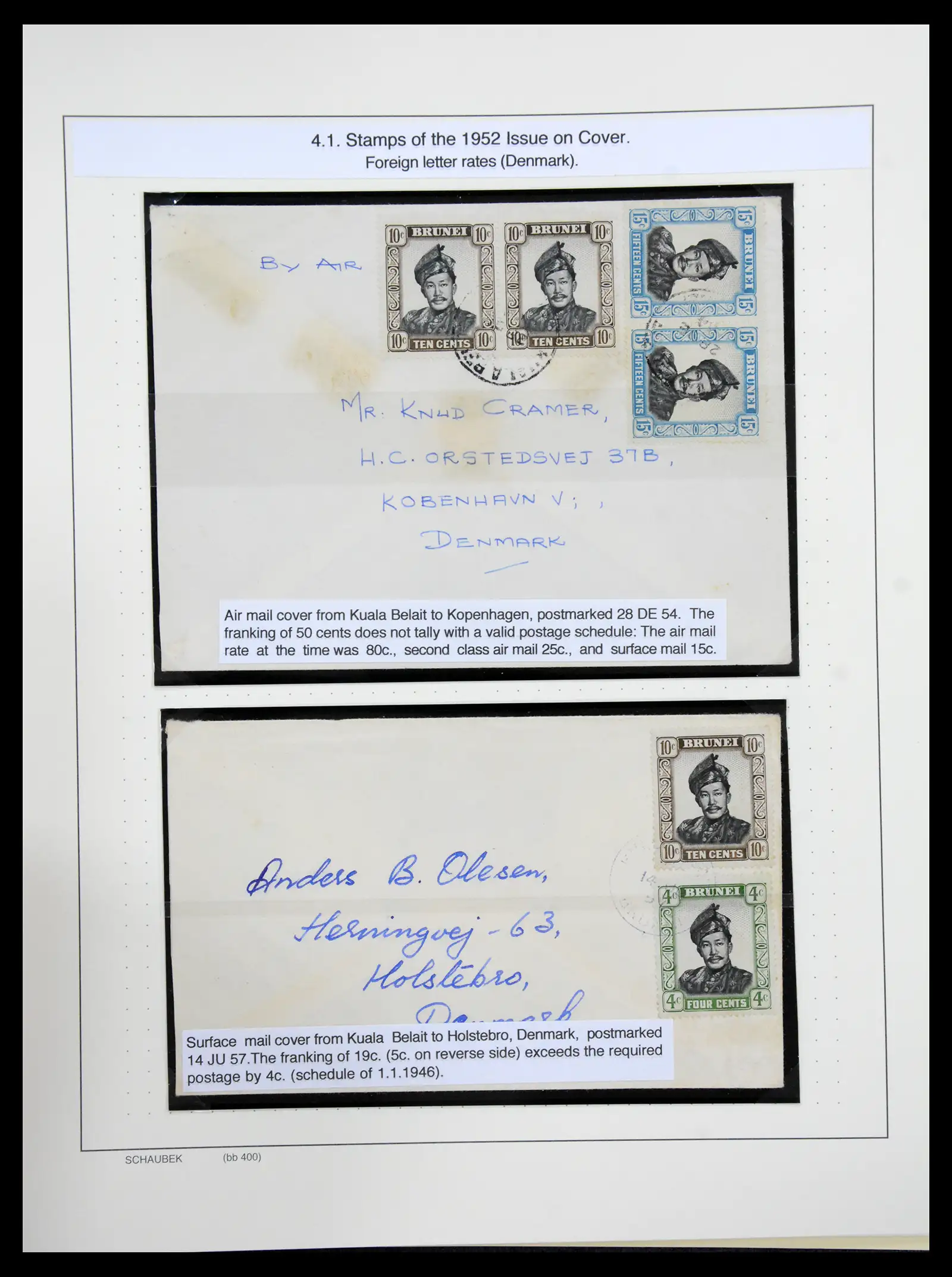 41155 0051 - Stamp collection 41155 Brunei supercollection 1952-2017.