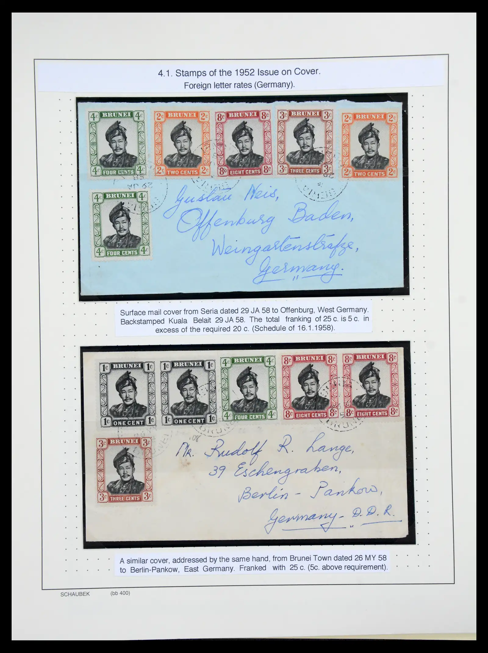 41155 0052 - Stamp collection 41155 Brunei supercollection 1952-2017.
