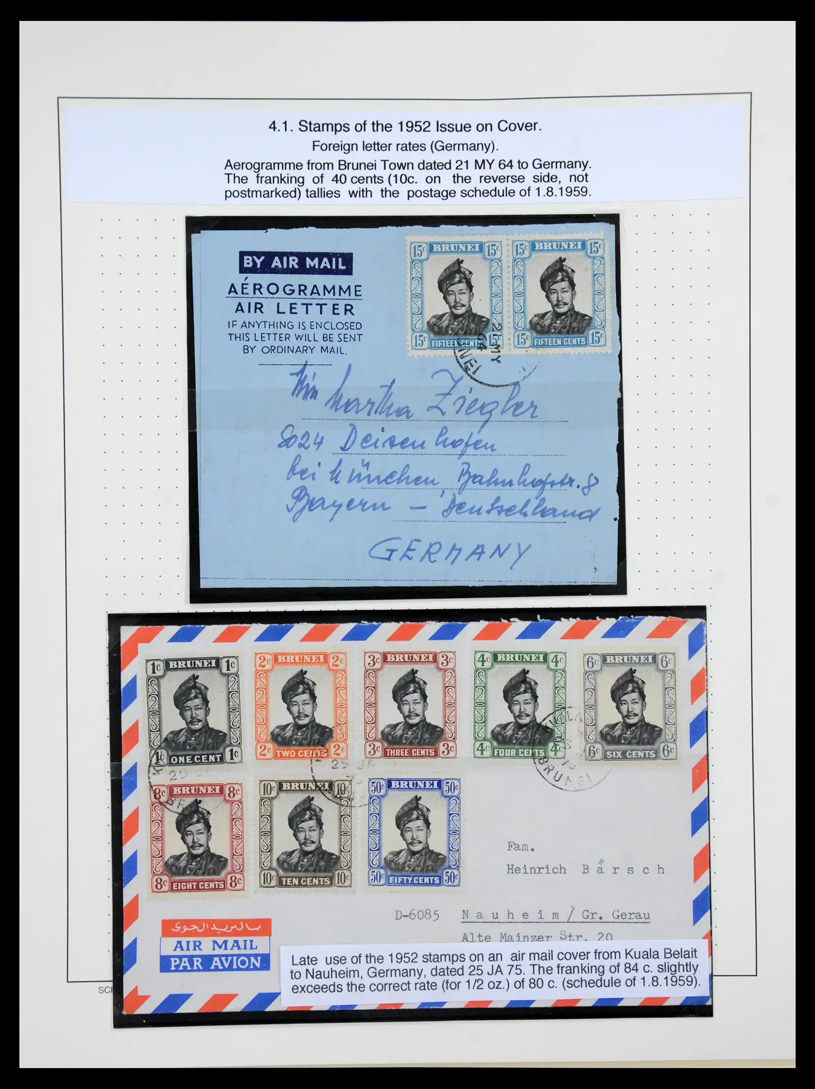 41155 0053 - Stamp collection 41155 Brunei supercollection 1952-2017.