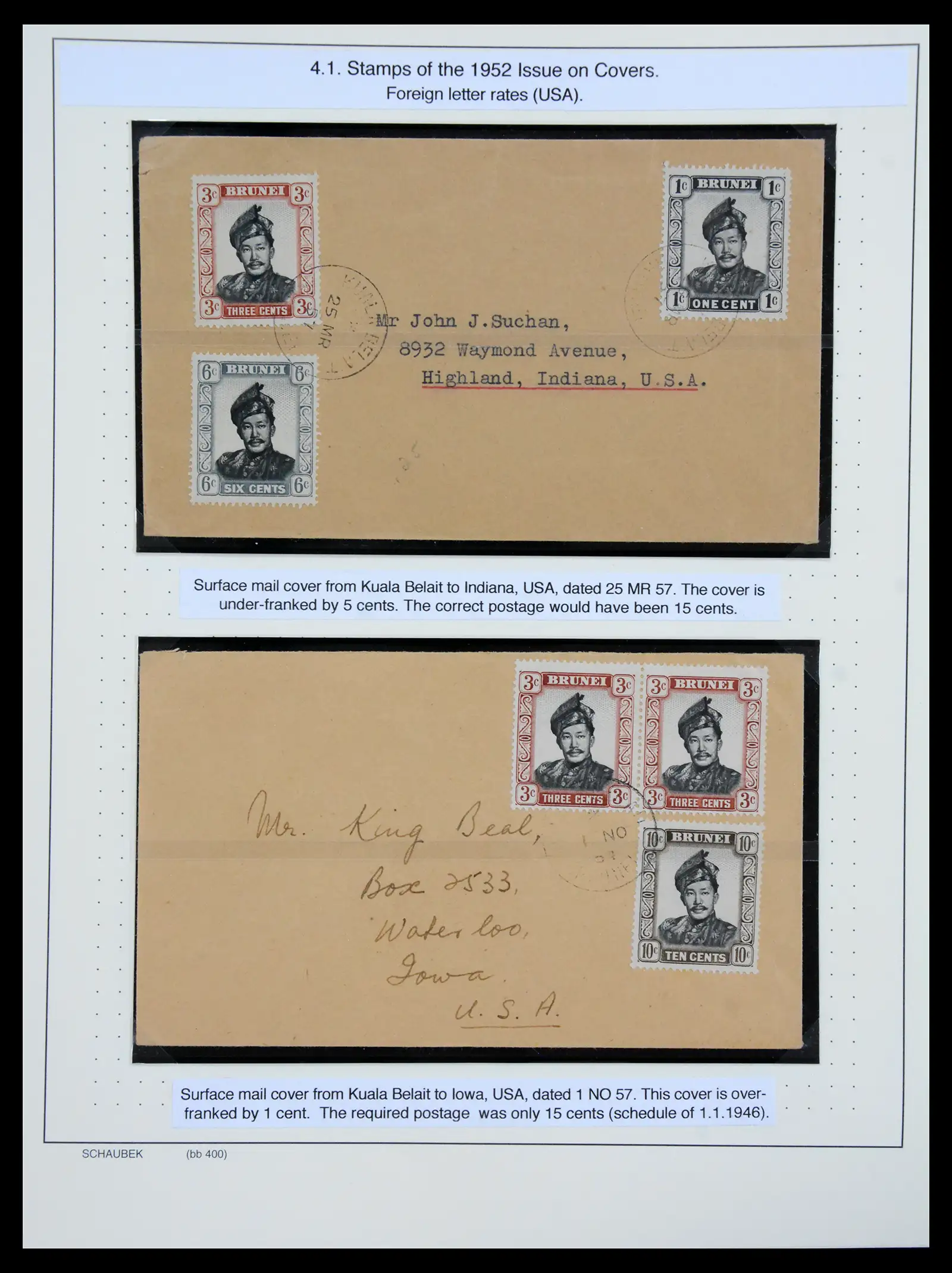 41155 0068 - Stamp collection 41155 Brunei supercollection 1952-2017.