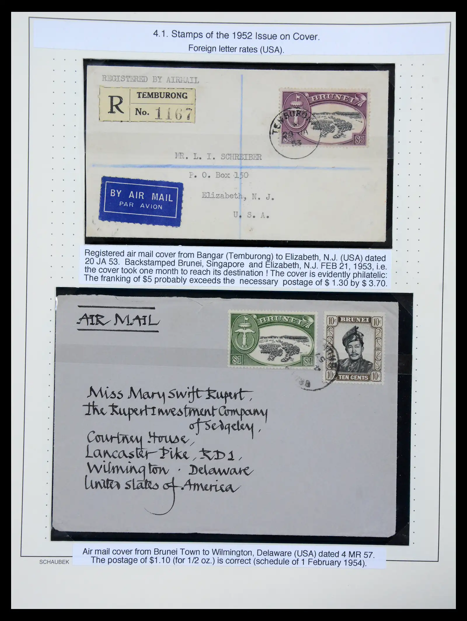 41155 0075 - Stamp collection 41155 Brunei supercollection 1952-2017.