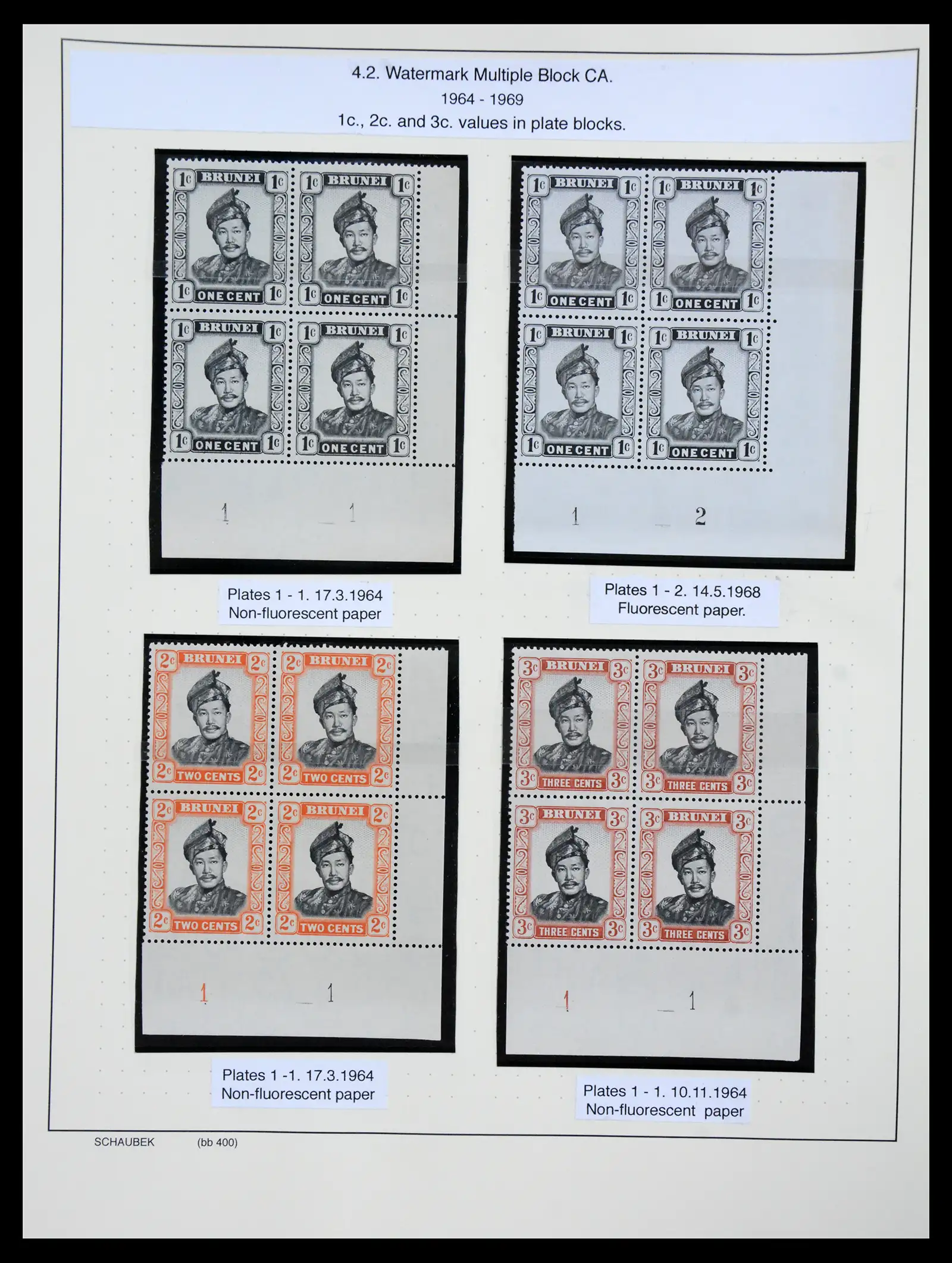 41155 0081 - Stamp collection 41155 Brunei supercollection 1952-2017.