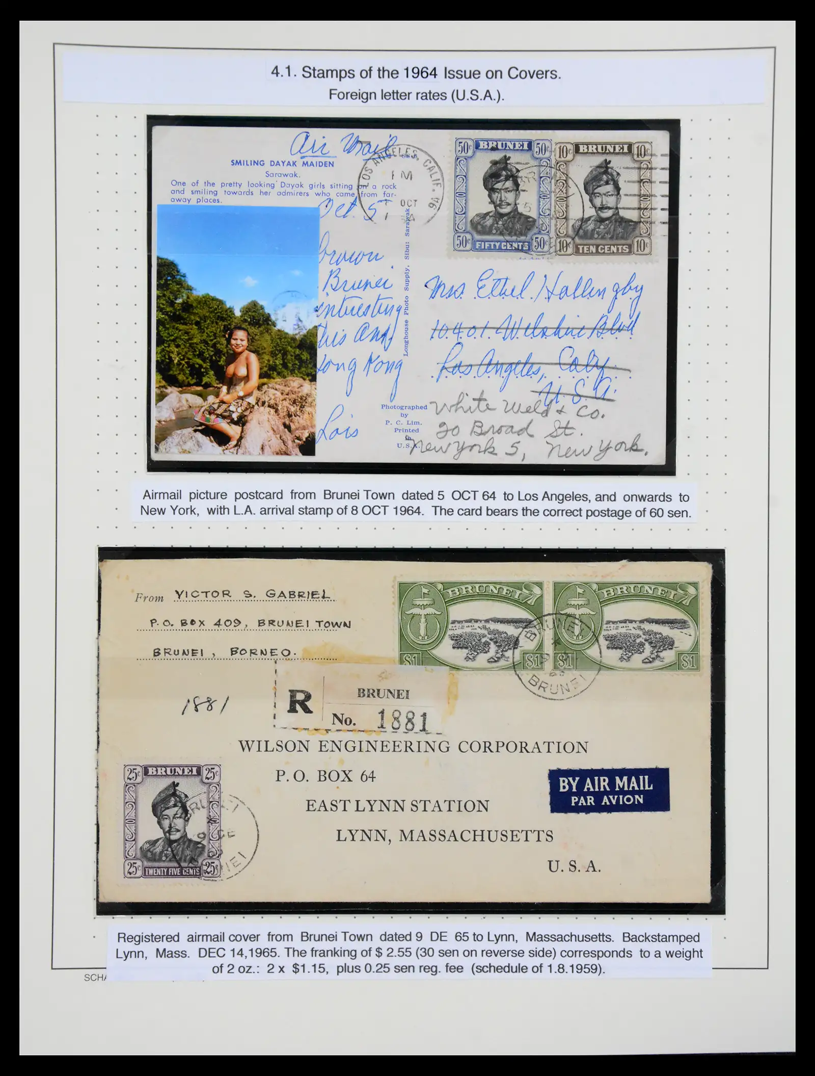 41155 0095 - Stamp collection 41155 Brunei supercollection 1952-2017.