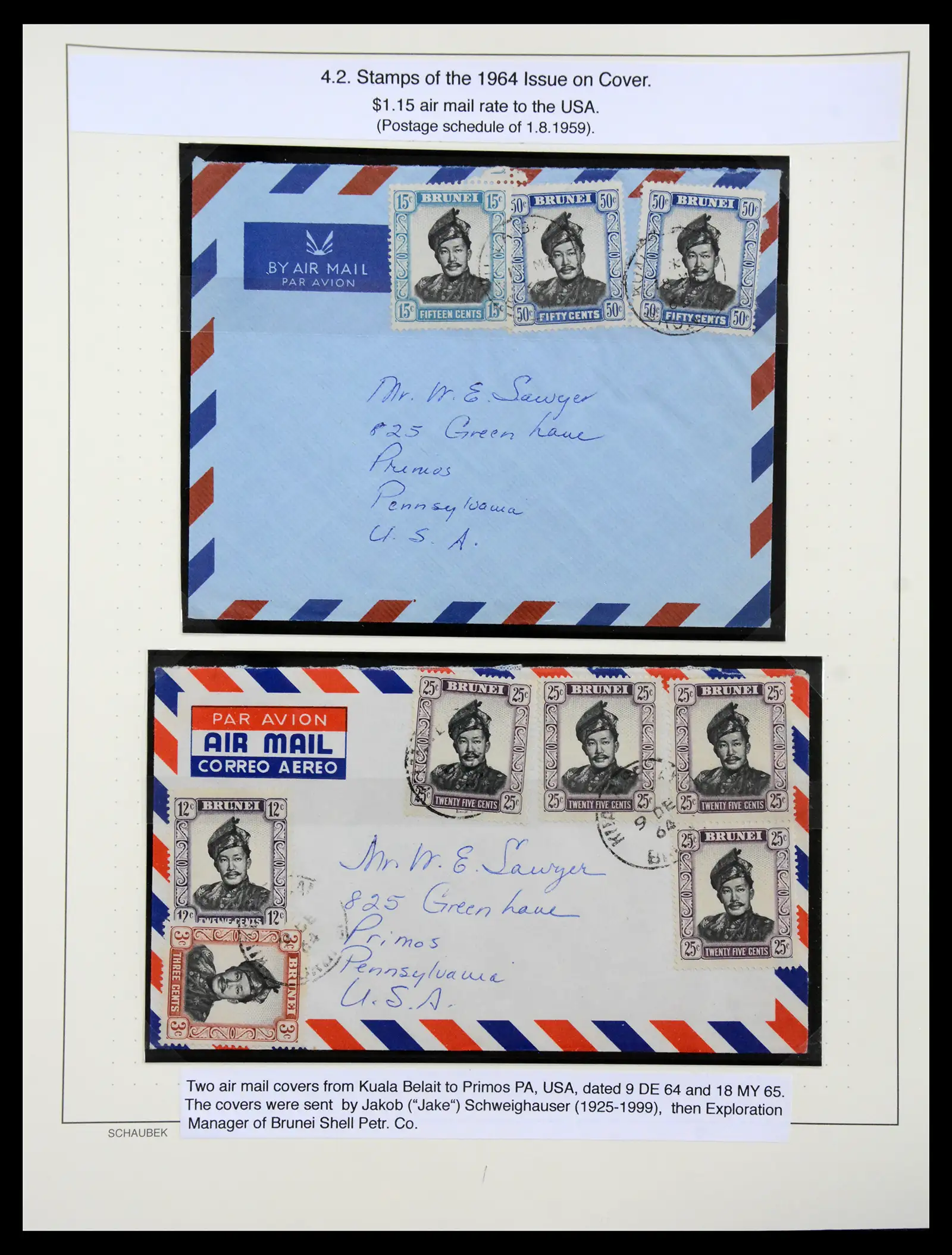 41155 0097 - Stamp collection 41155 Brunei supercollection 1952-2017.