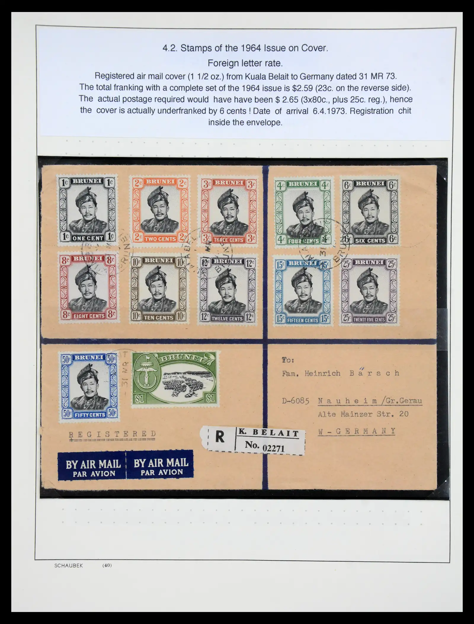 41155 0099 - Stamp collection 41155 Brunei supercollection 1952-2017.