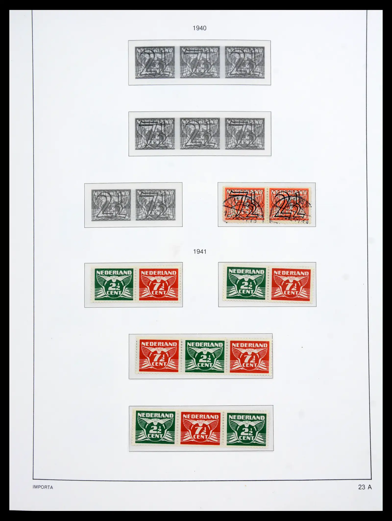 41159 0025 - Postzegelverzameling 41159 Nederland 1852-1980.