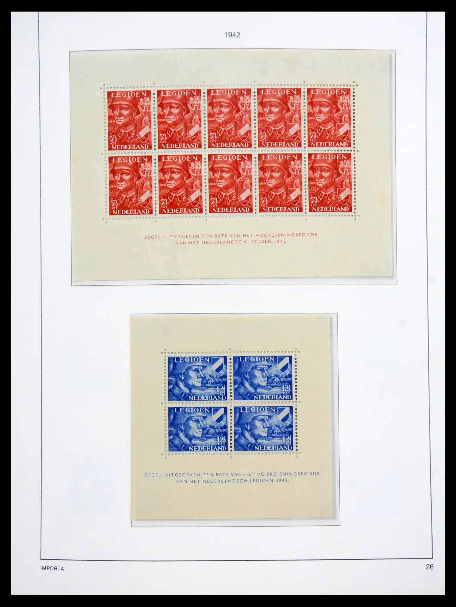 41159 0028 - Postzegelverzameling 41159 Nederland 1852-1980.