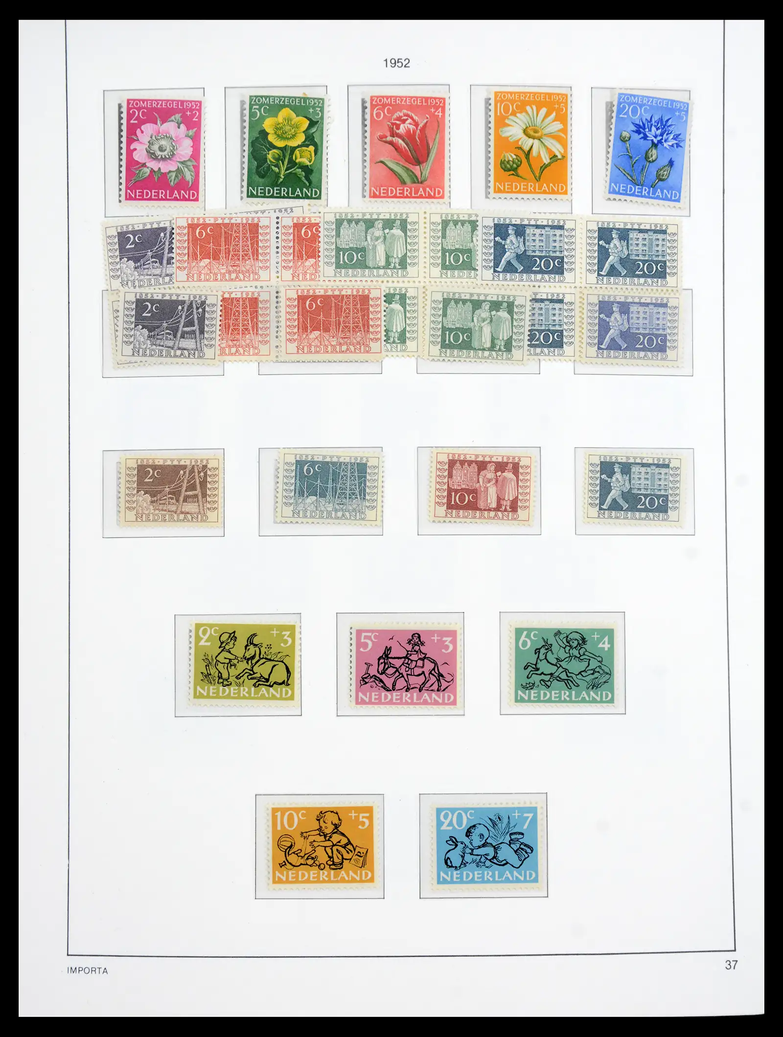 41159 0039 - Postzegelverzameling 41159 Nederland 1852-1980.